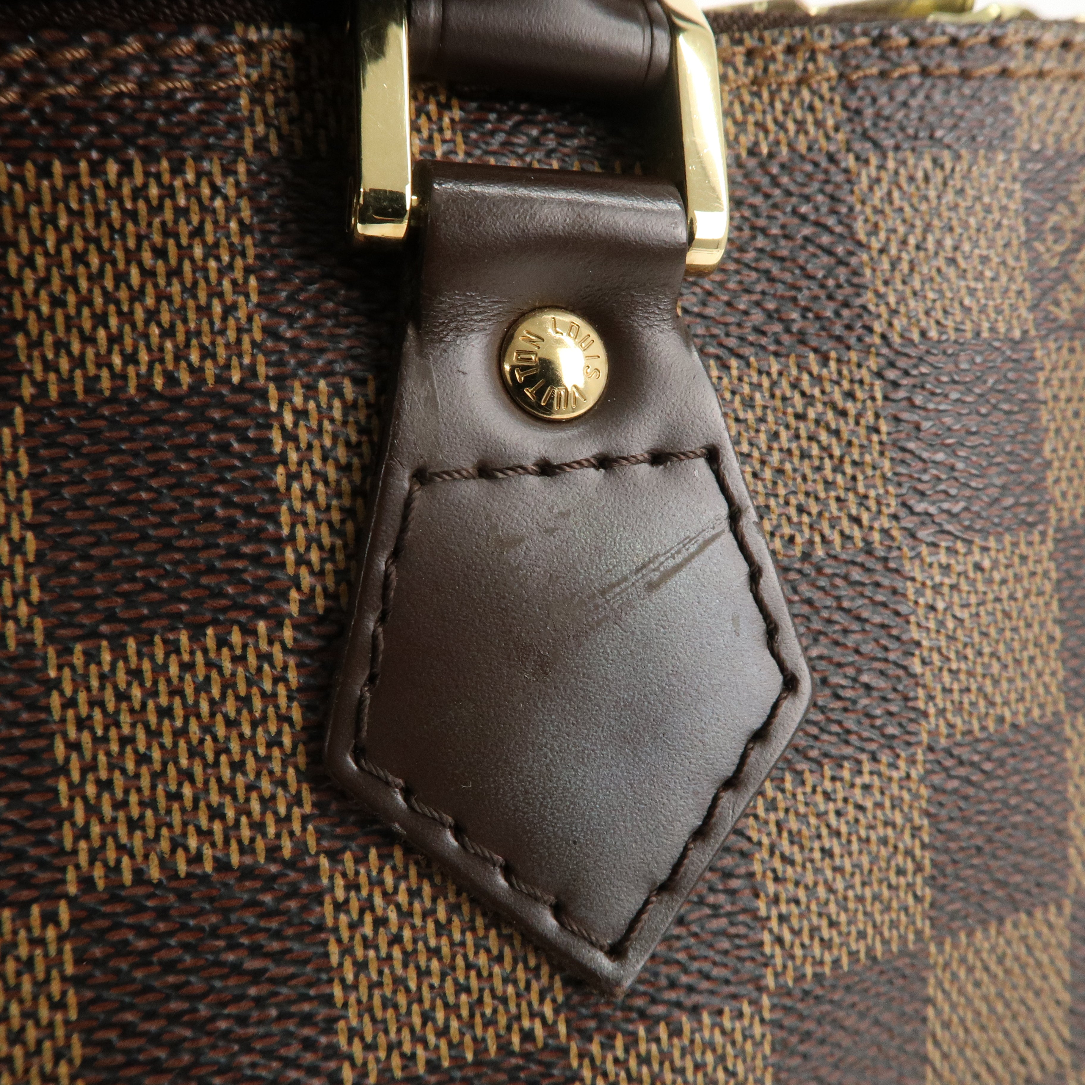 Louis Vuitton Damier Alma Hand Bag Brown N51131