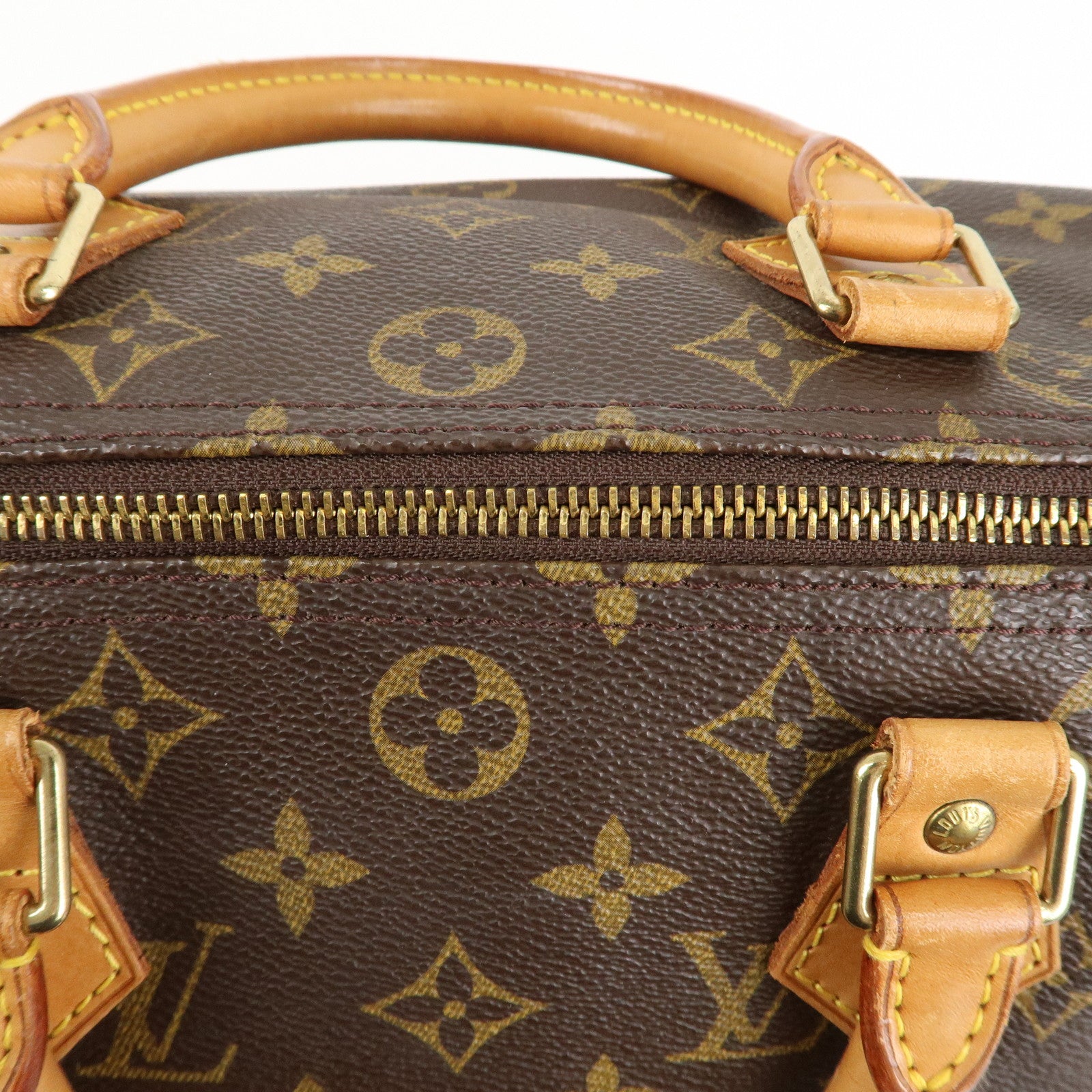 Louis Vuitton Monogram Speedy 30 Hand Bag Boston Bag M41526 Used