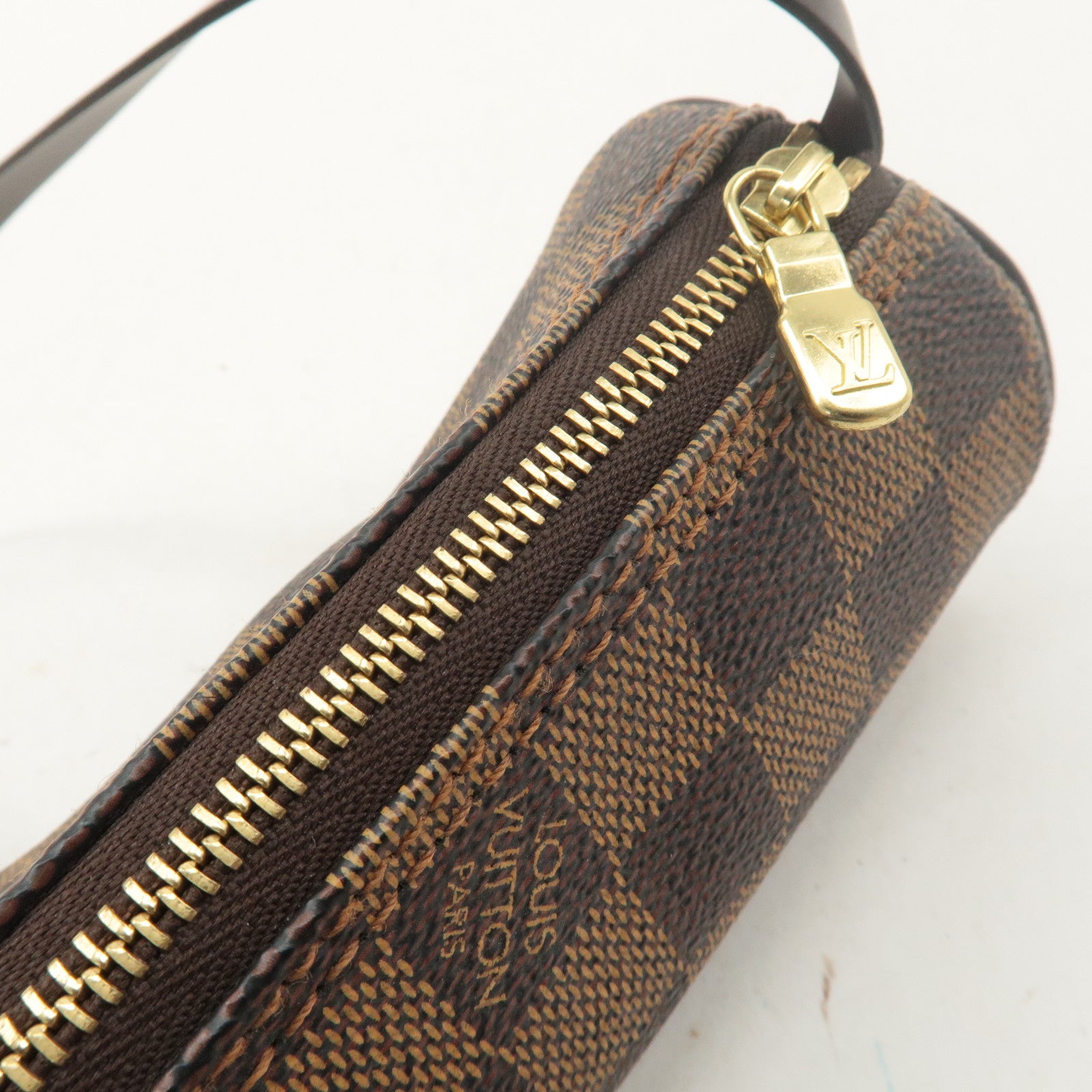 Louis Vuitton Damier Mini Pouch for Papillon Bag Brown