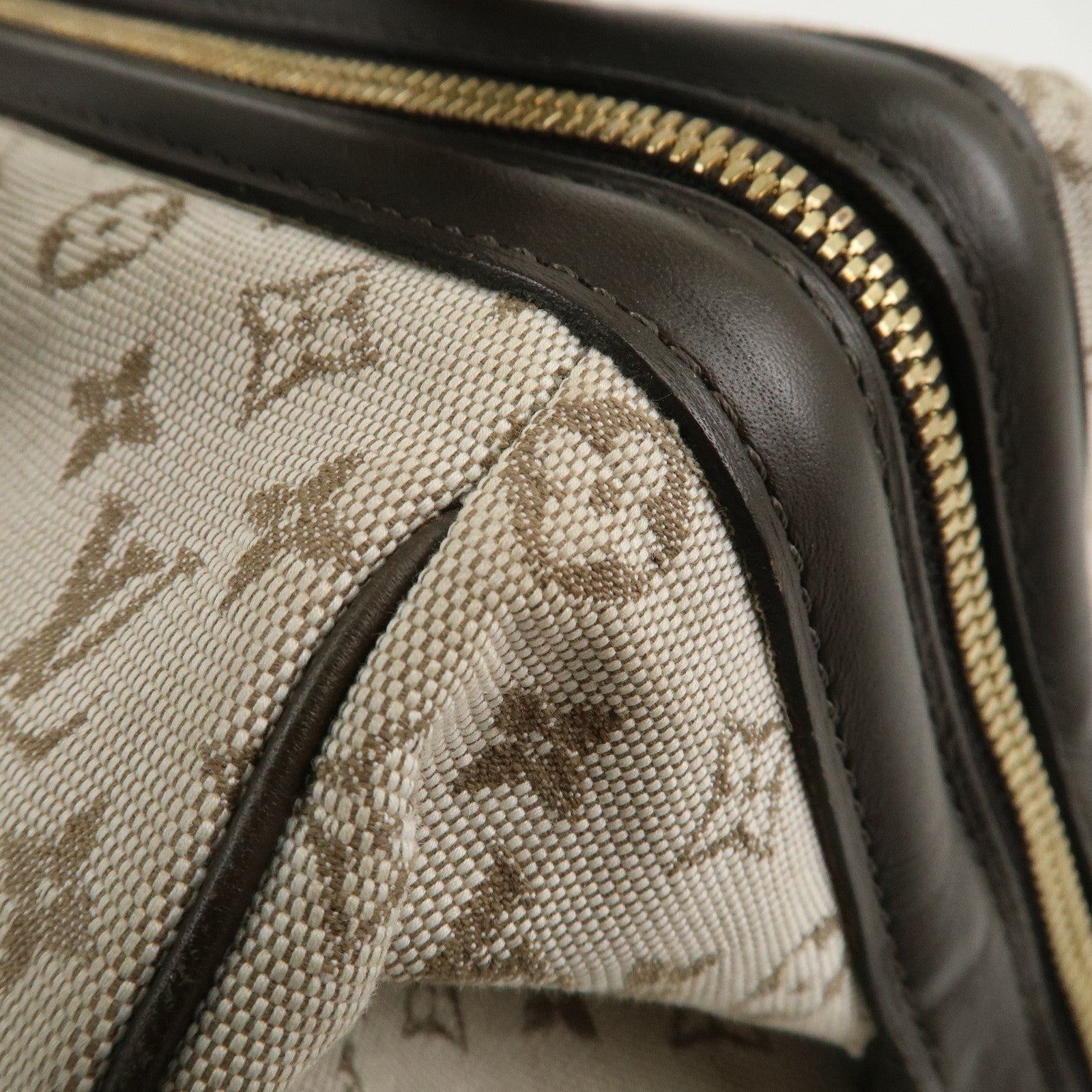 Louis Vuitton Monogram Mini Canvas Josephine GM Khaki M92310