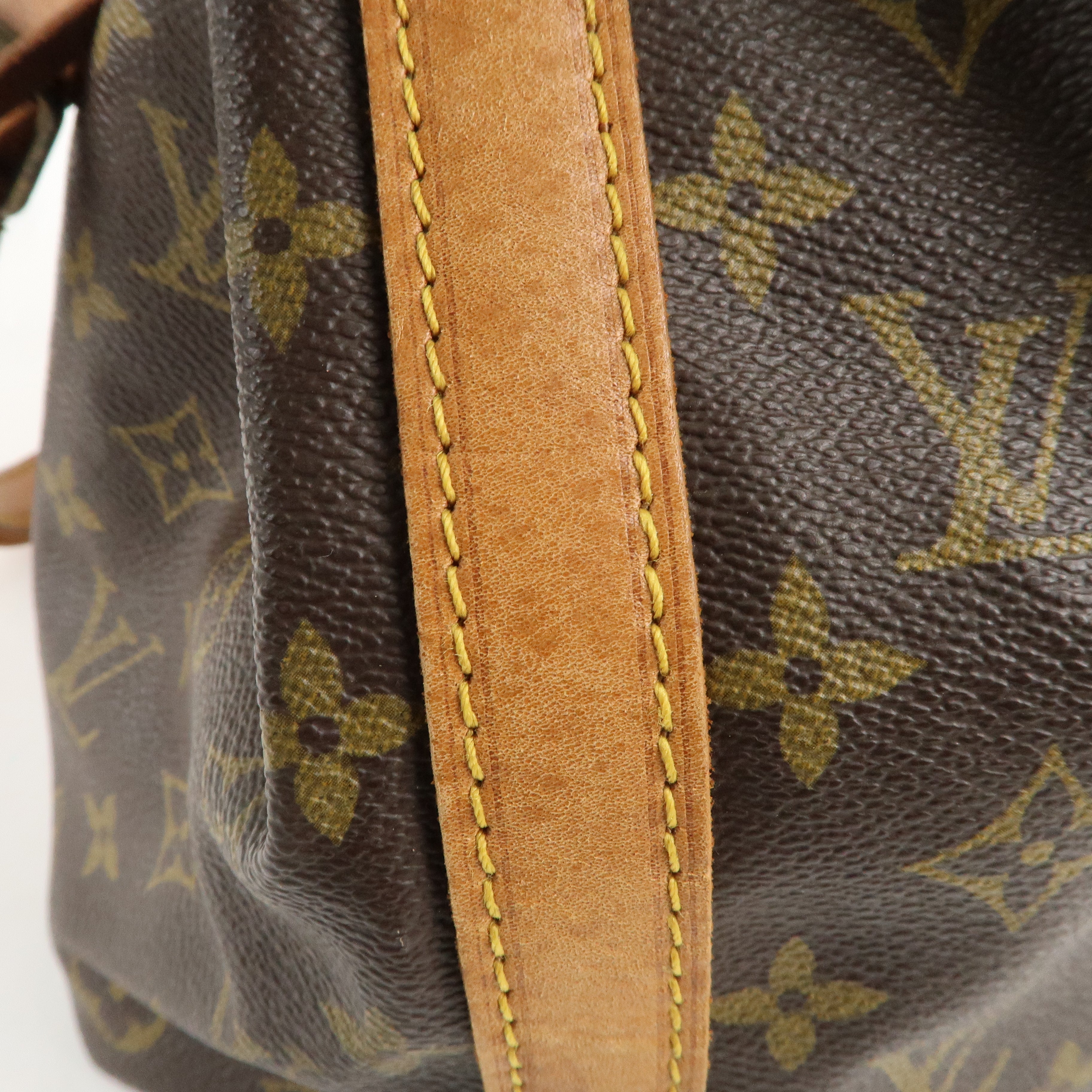 Louis Vuitton Monogram Petit Noe Shoulder Bag Brown M42226