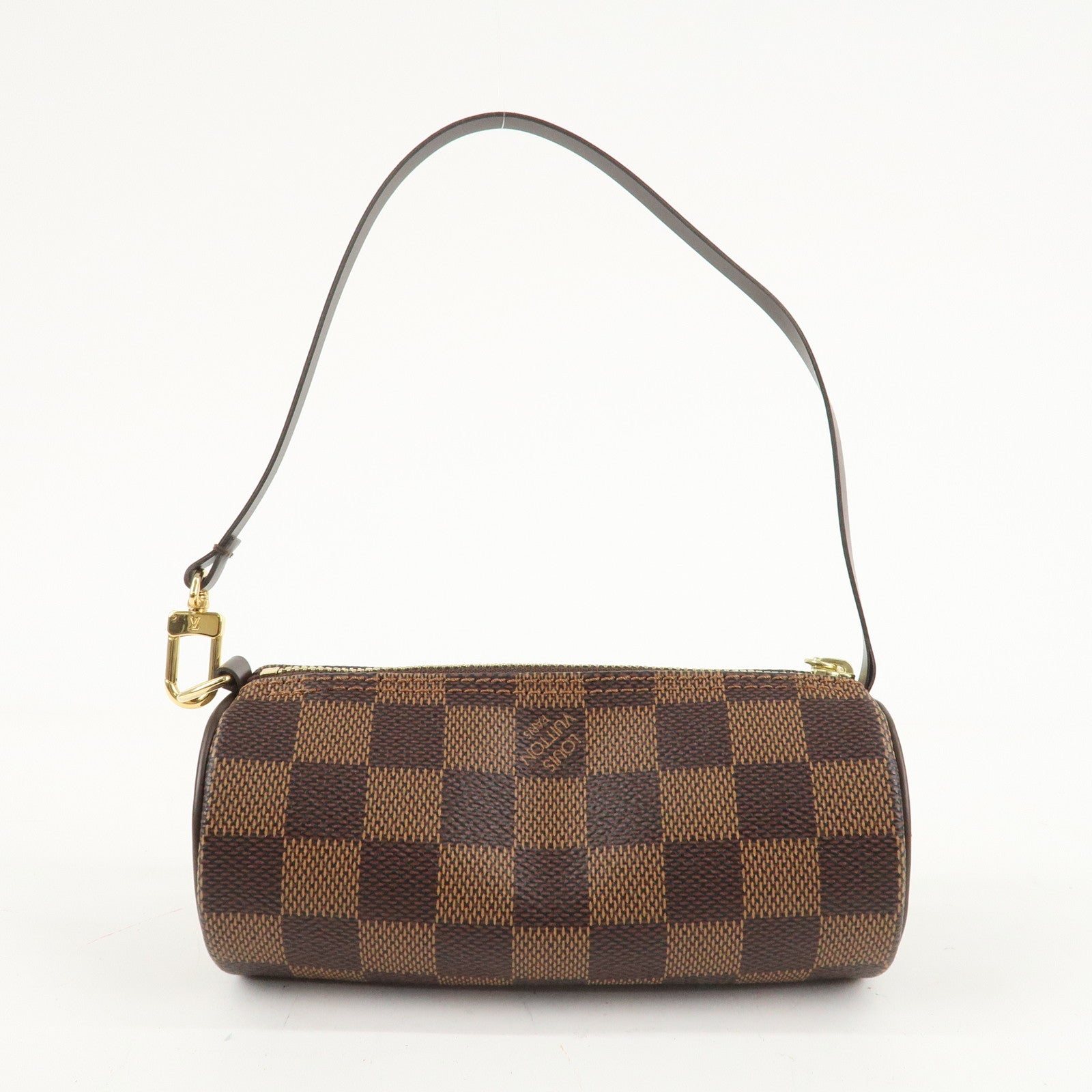 Louis Vuitton Damier Papillon 30 Hand Bag Pouch Brown N51303 Used