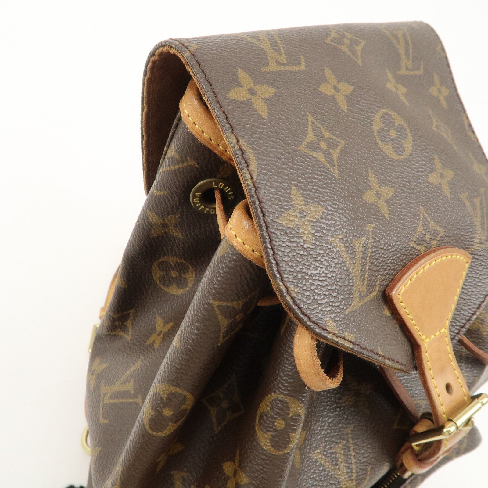 Louis Vuitton Monogram Montsouris MM Back Pack Bag M51136