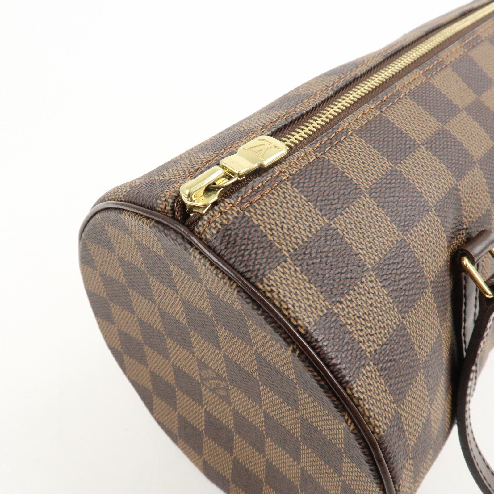 Louis Vuitton Damier Ebene Papillon 30 Hand Bag Brown N51303