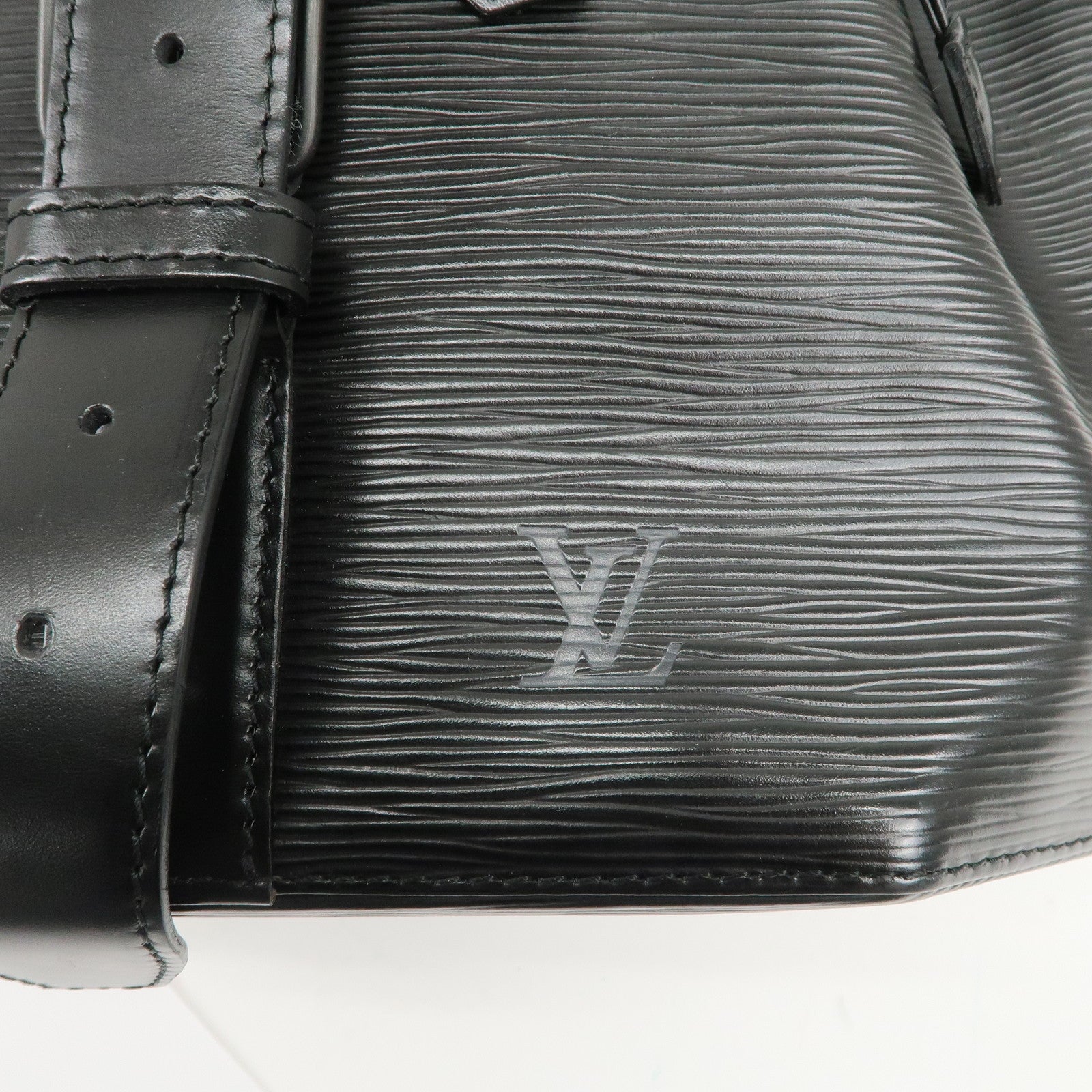 Louis Vuitton Epi Sac A Dos Shoulder Bag Noir M80153 Used