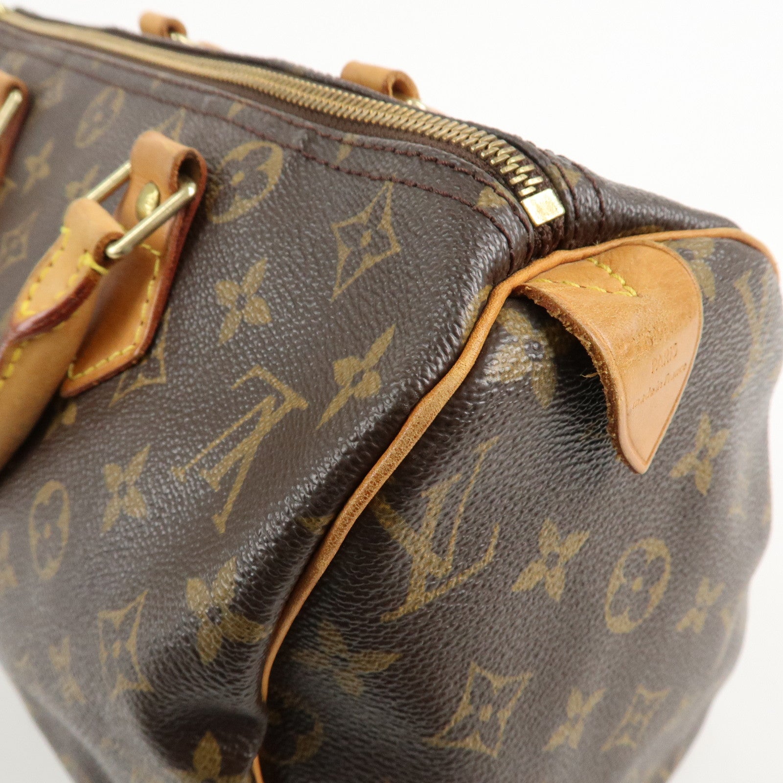 Louis Vuitton Monogram Speedy 30 Hand Bag Boston Bag M41526 Used