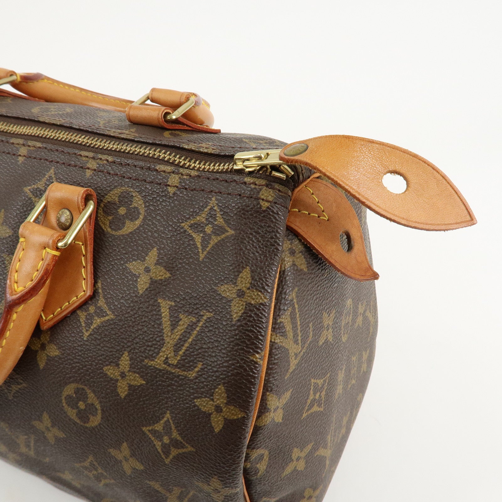 Louis Vuitton Monogram Speedy 30 Hand Bag Boston Bag M41526 Used