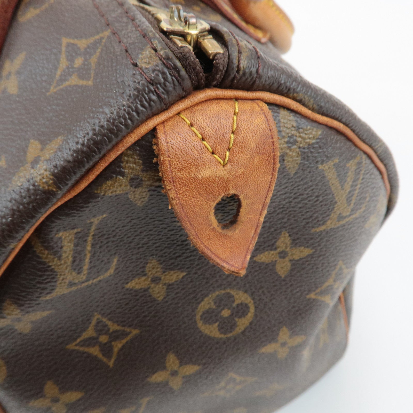 Louis Vuitton Monogram Speedy 30 Hand Bag Boston Bag M41108 Used