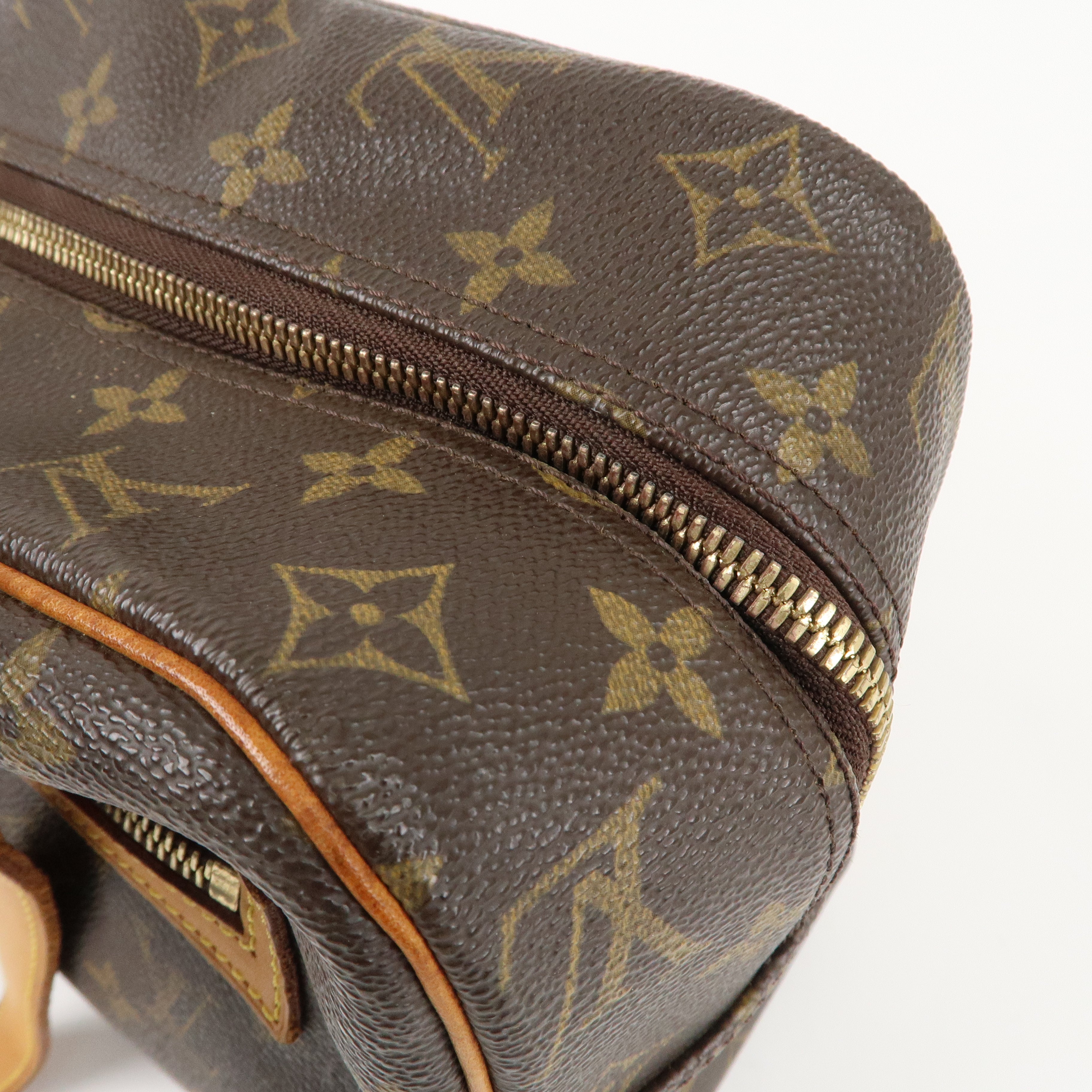 Louis Vuitton Monogram Cite GM Boston Hand Bag Brown M51181