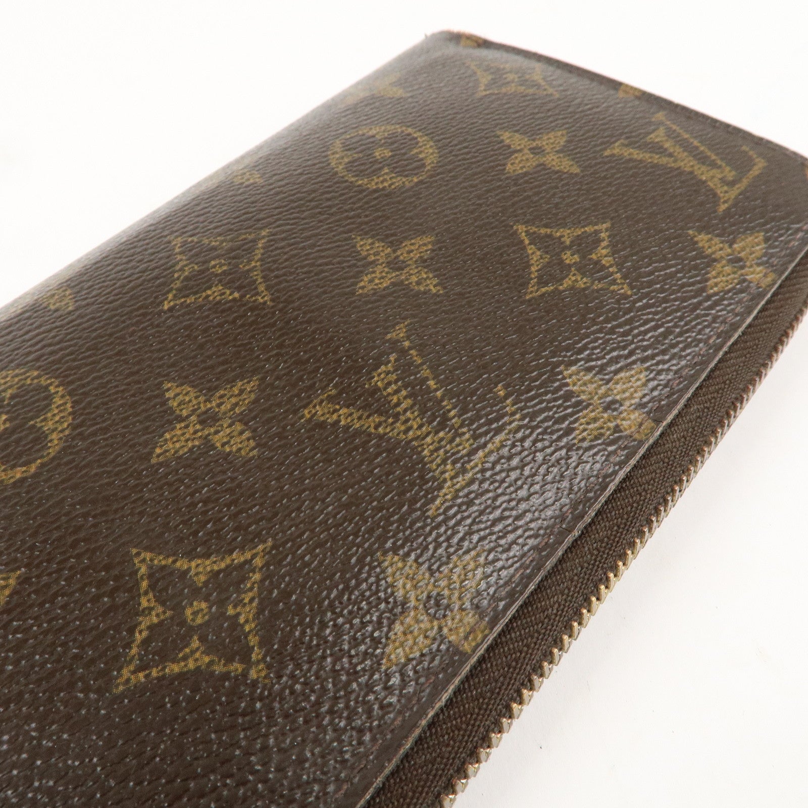 Louis Vuitton Monogram Zippy Wallet Zip Around Long Wallet M60017