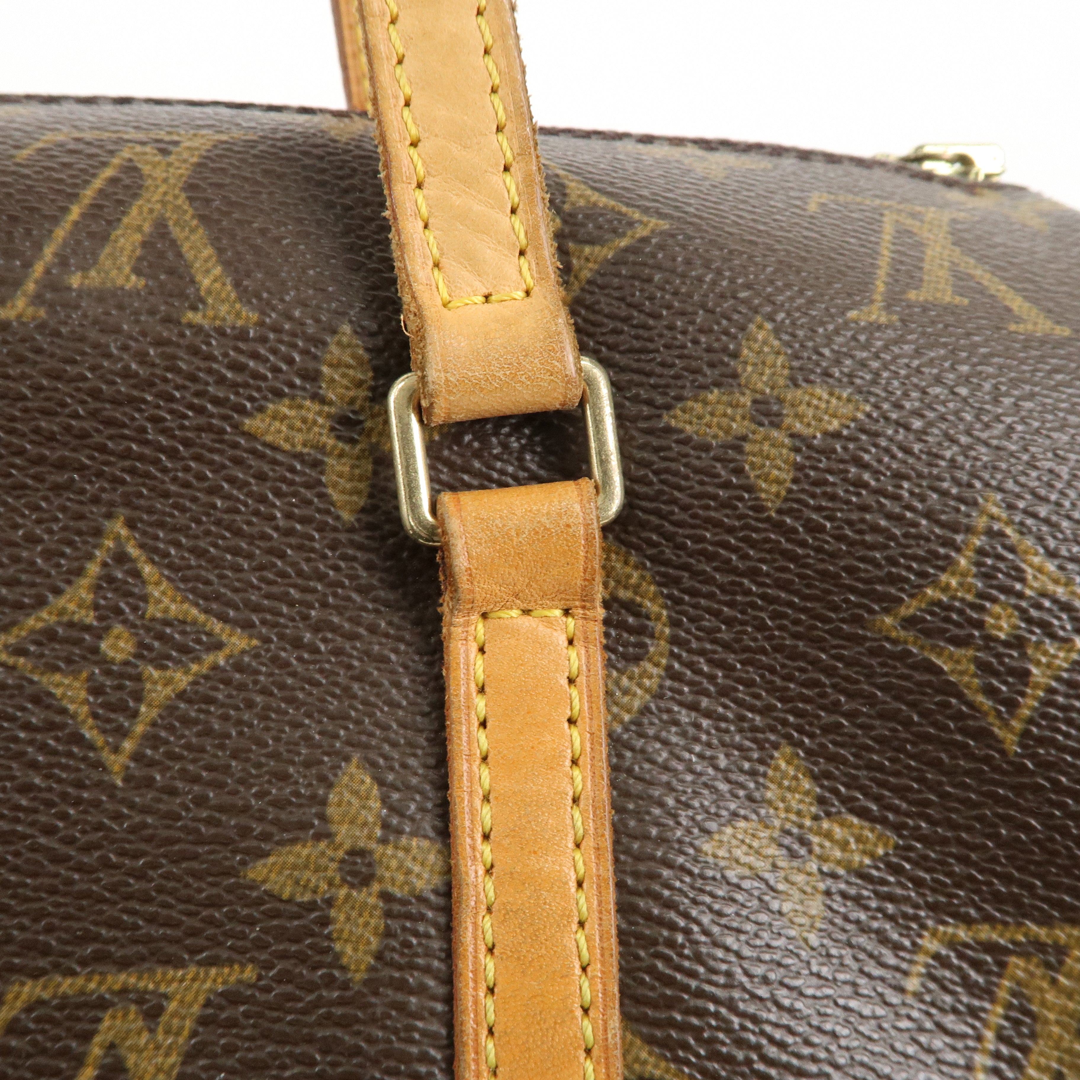 Louis Vuitton Monogram Papillon 26 Hand Bag New Style Brown M51385