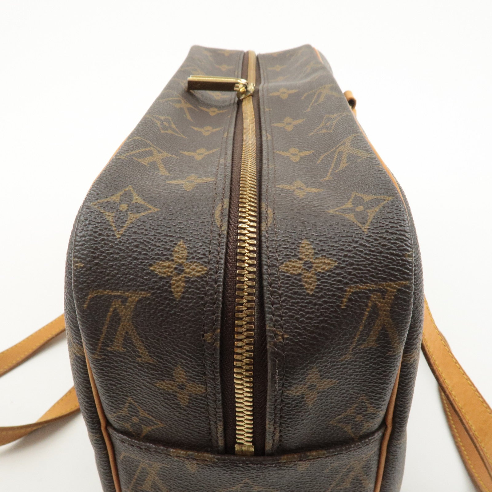 Louis Vuitton Monogram Cite GM Boston Hand Bag Brown M51181