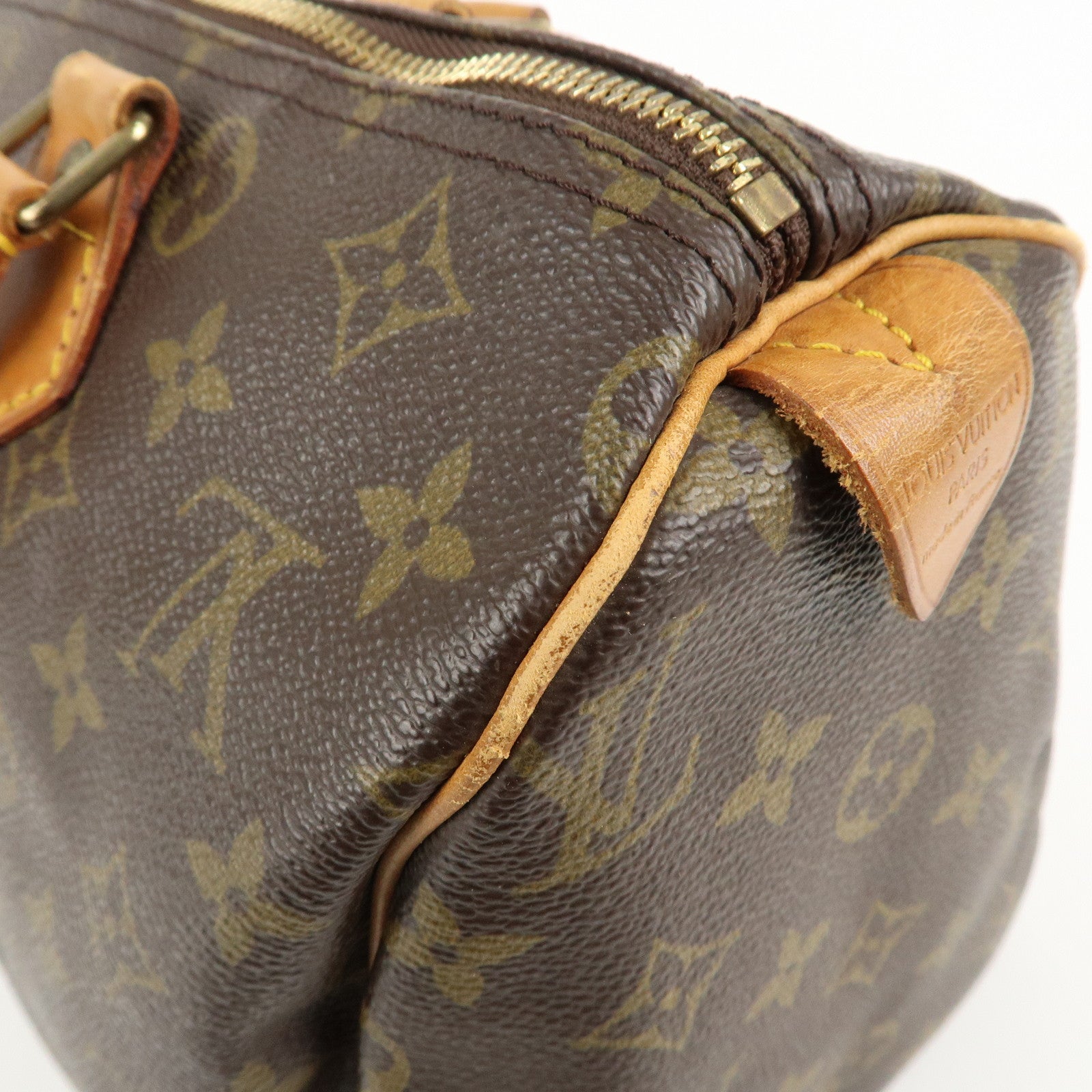 Louis Vuitton Monogram Speedy 30 Hand Bag Boston Bag M41526 Used