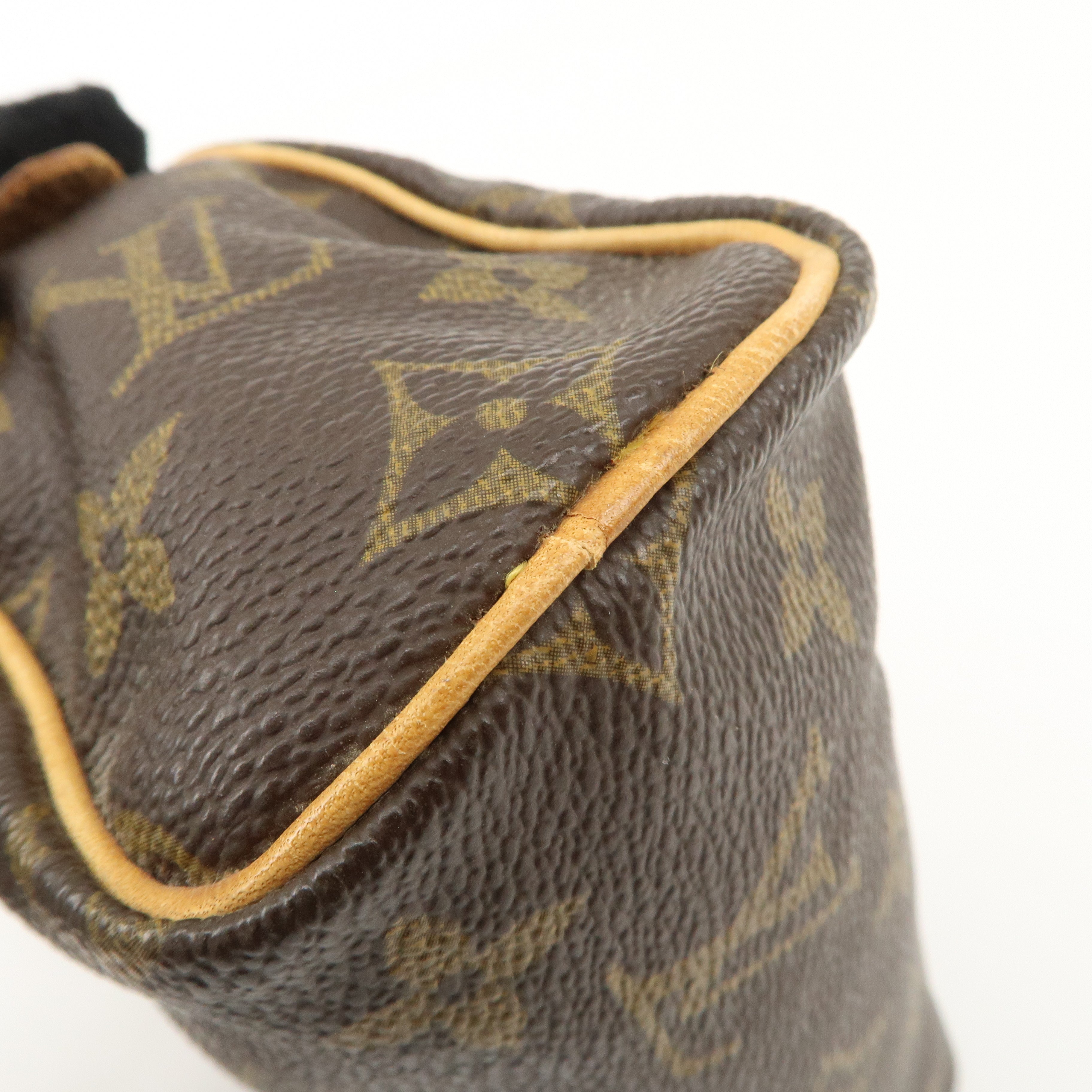 Louis Vuitton Monogram Mini Speedy Hand Bag Brown M41534 Used