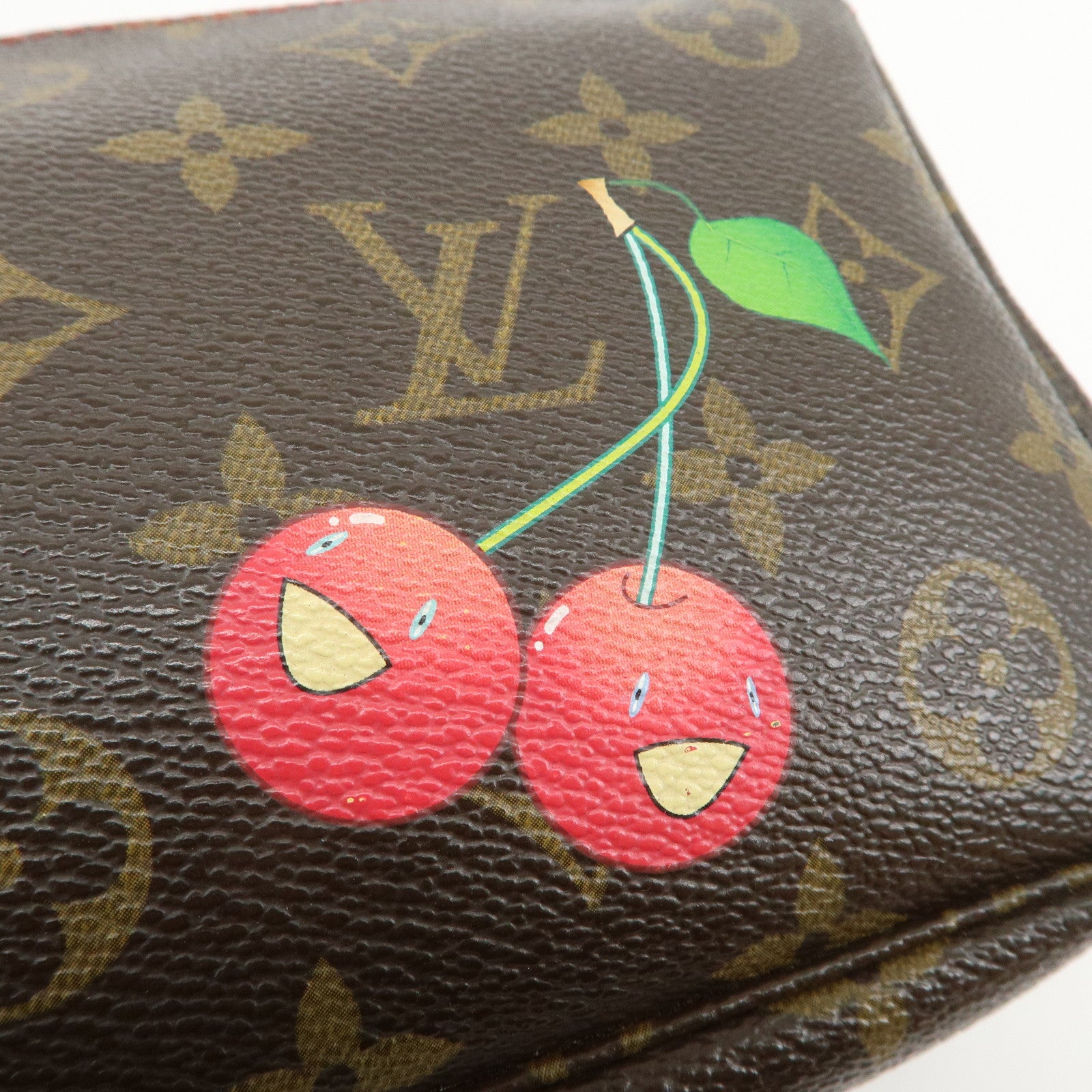 Louis Vuitton Cherry Blossom Pochette Accessoires Pouch M95008 Used