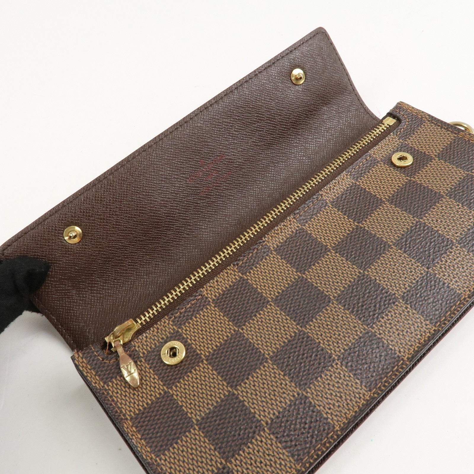 Louis Vuitton Damier Portefeuille Accordeon Wallet N60002 Used