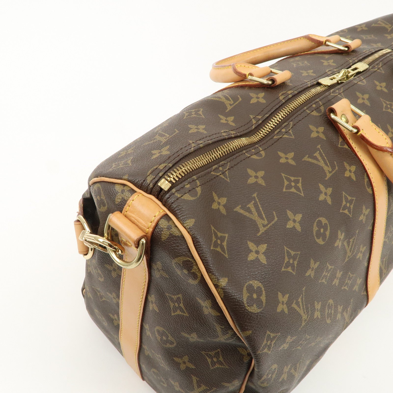 Louis Vuitton Monogram Keep All Bandoulier 50 Boston Bag M41416 Used