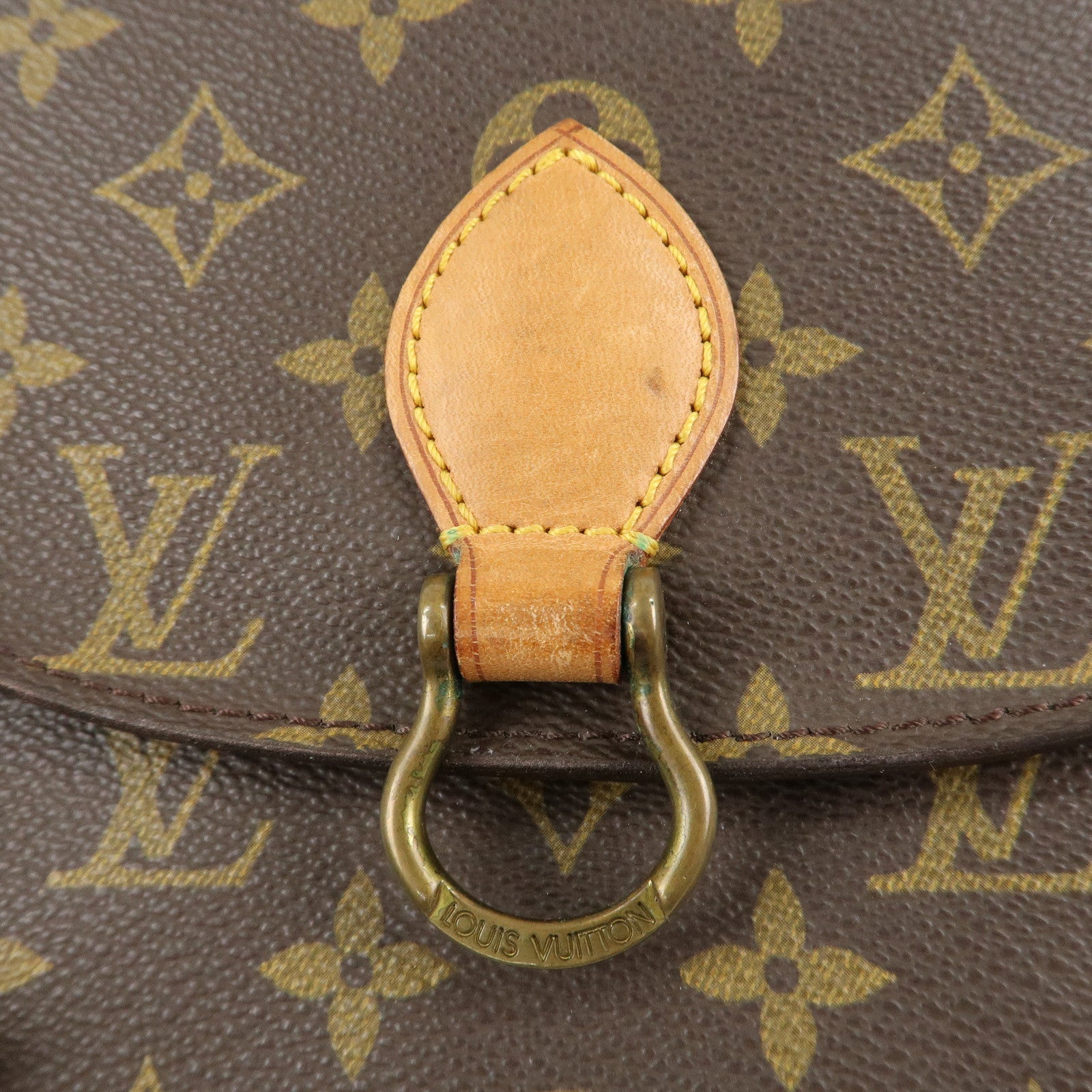 Louis Vuitton Monogram Mini Saint Cloud Shoulder Bag M51244 Used