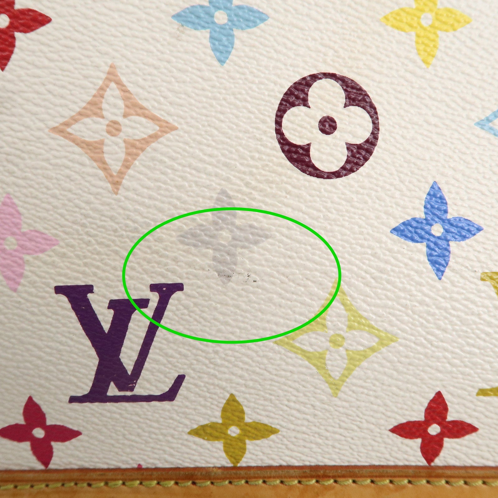 Louis Vuitton Monogram Multi Color Alma PM Hand Bag Blanc M92647