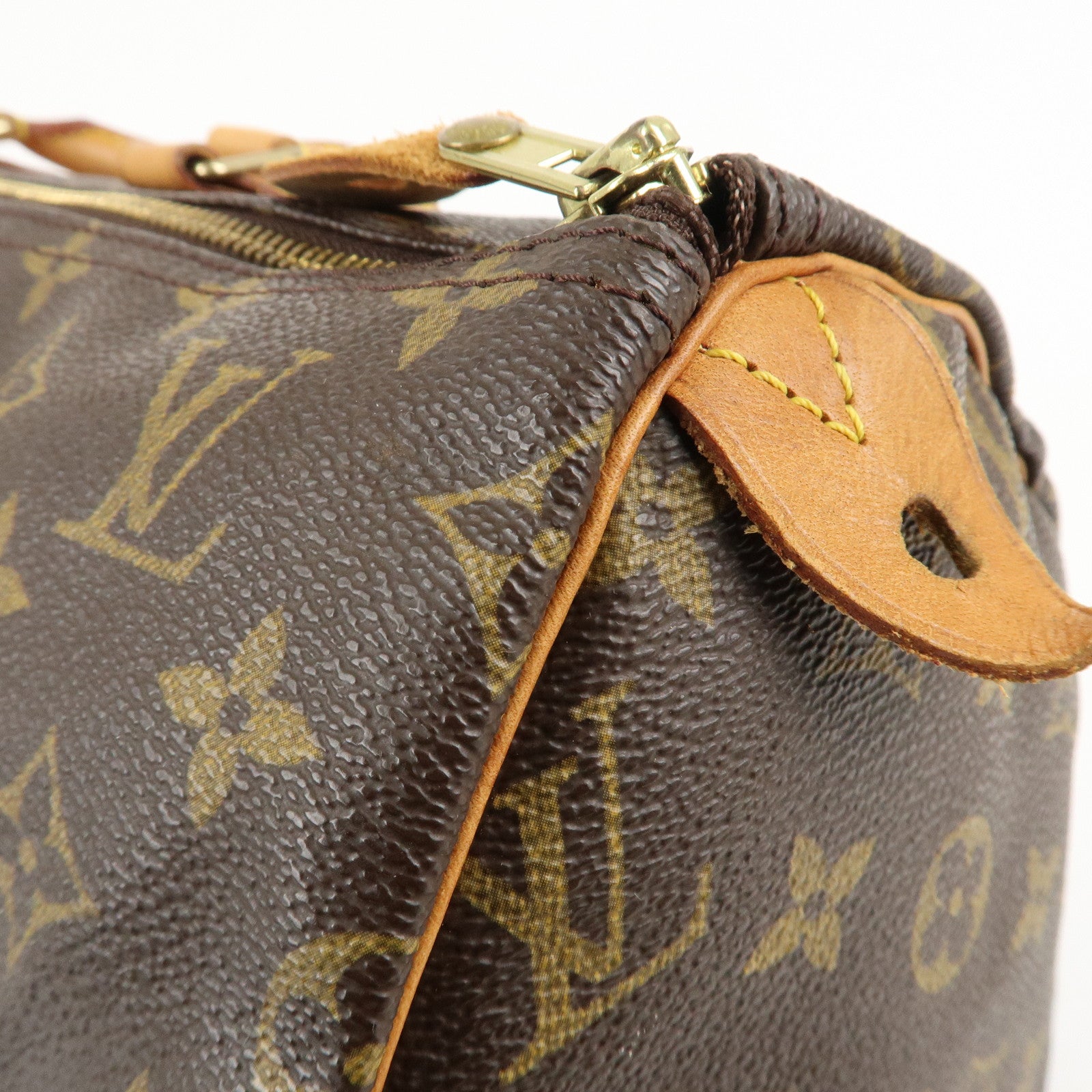 Louis Vuitton Monogram Speedy 40 Hand Bag Boston Bag M41522 Used