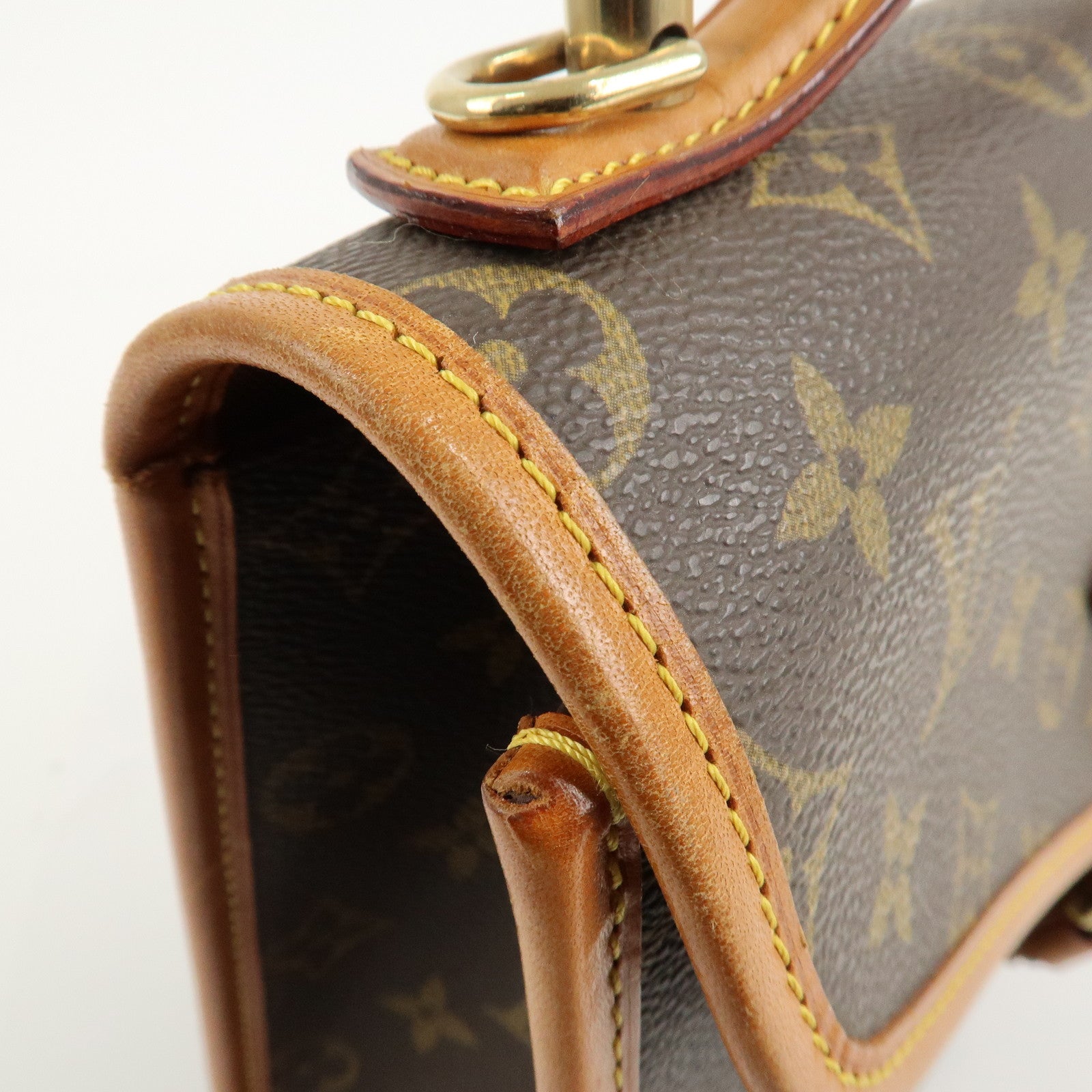 Louis Vuitton Monogram Bel Air Shoulder Bag Brown M51122