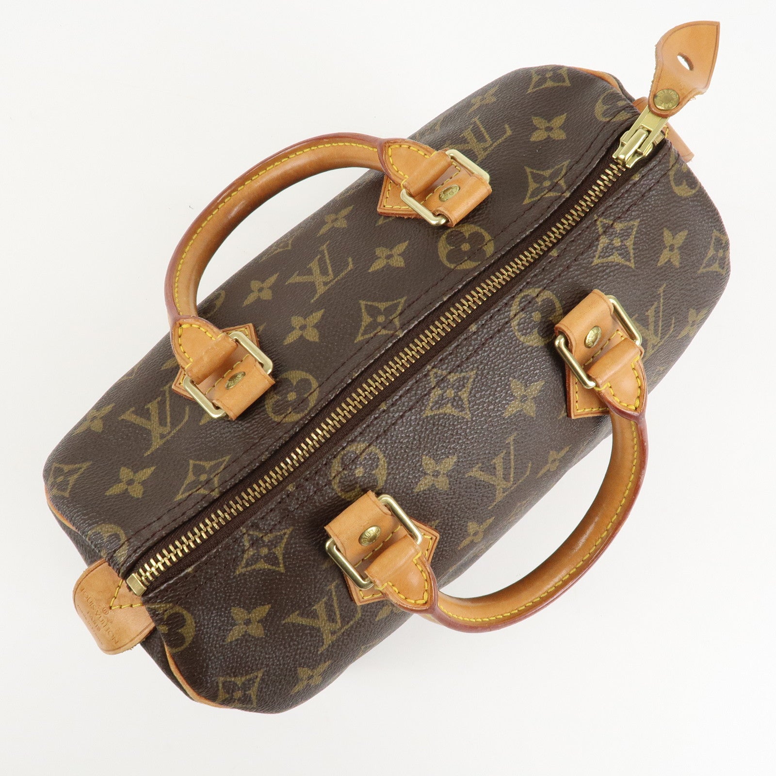 Louis Vuitton Monogram Speedy 25 Hand Bag Boston Bag M41528 Used