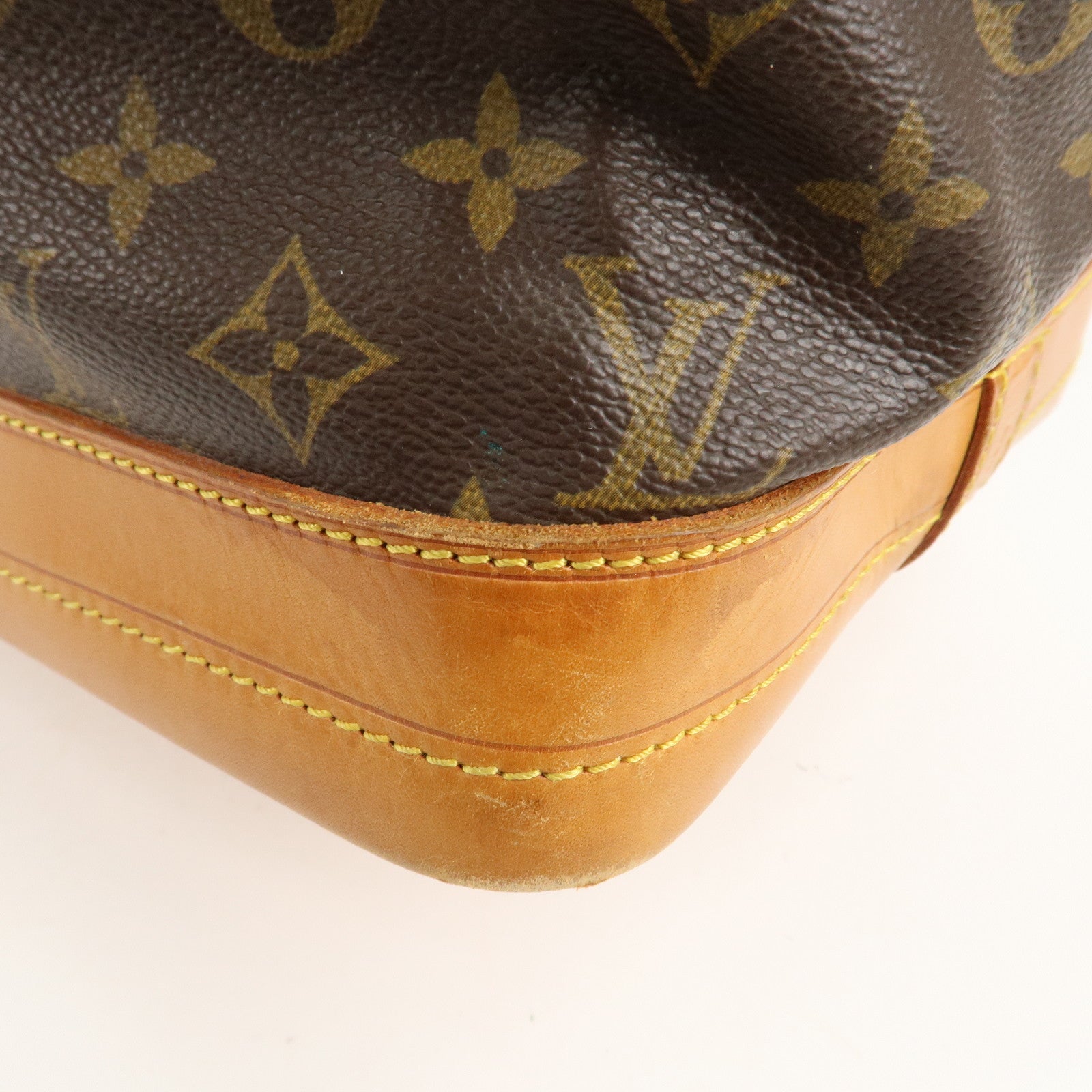 Louis Vuitton Monogram Noe Shoulder Bag Hand Bag Brown M42224 Used