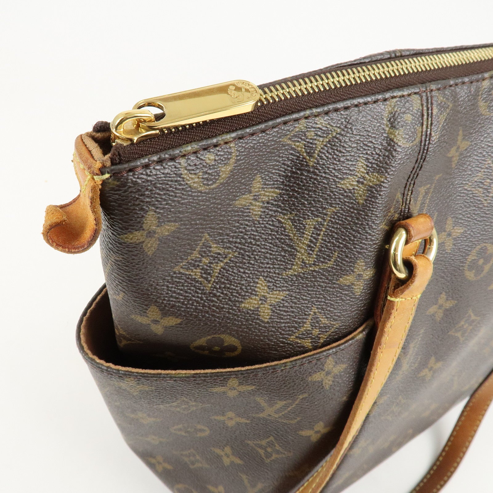 Louis Vuitton Monogram Totally MM Tote Bag Hand Bag M56689 Used