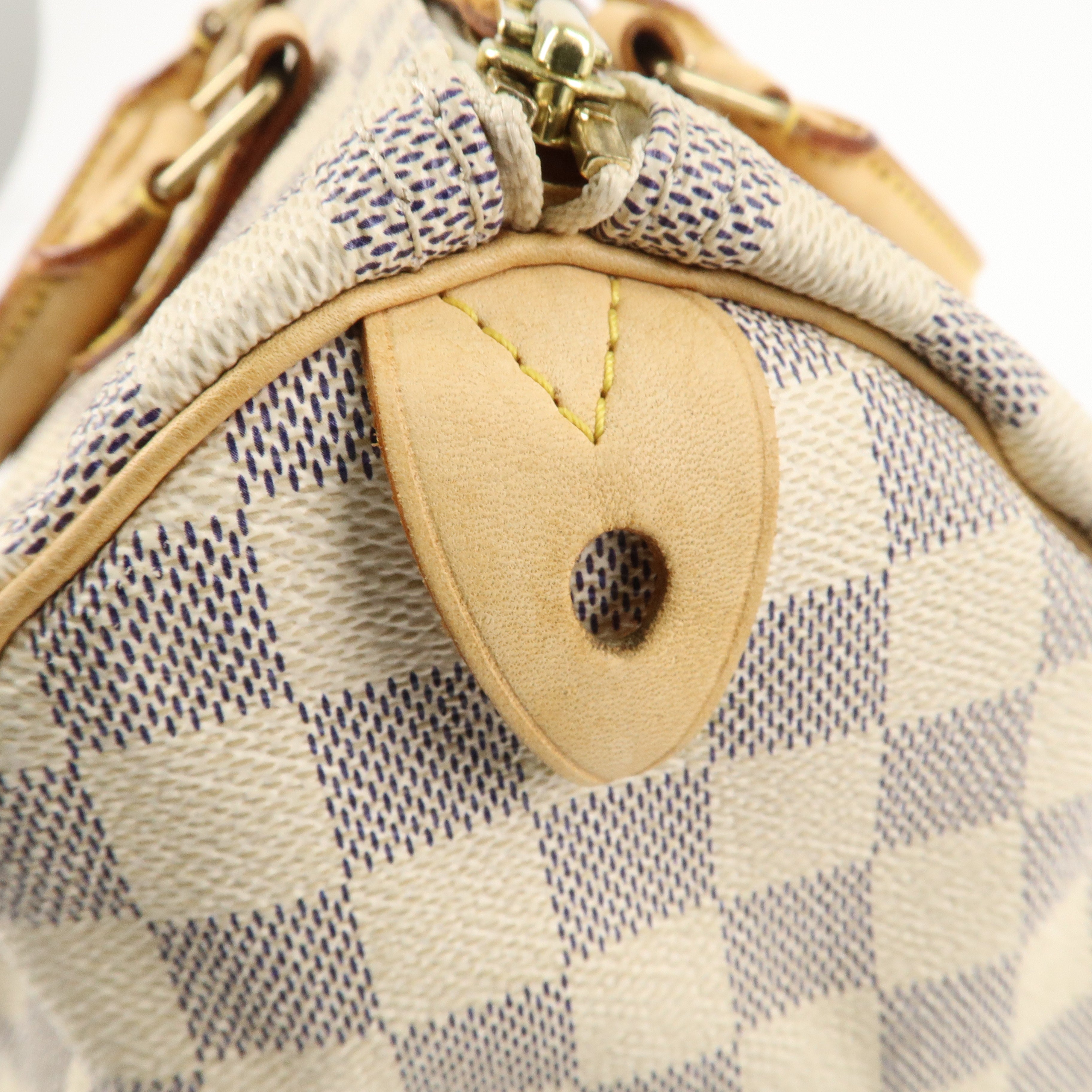 Louis Vuitton Damier Azur Speedy 30 Boston Hand Bag N41533