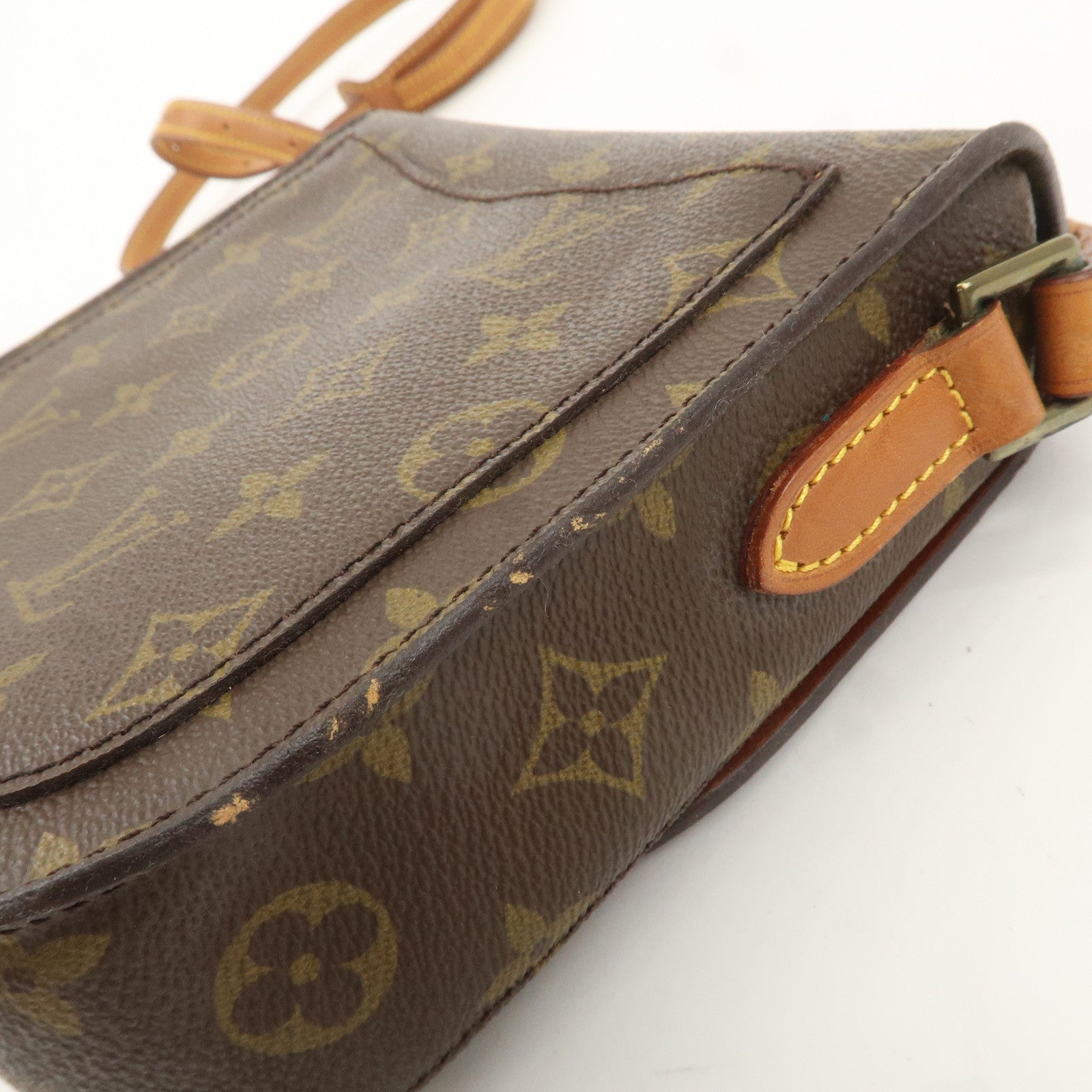 Louis Vuitton Monogram Saint Cloud MM Shoulder Bag Brown M51243