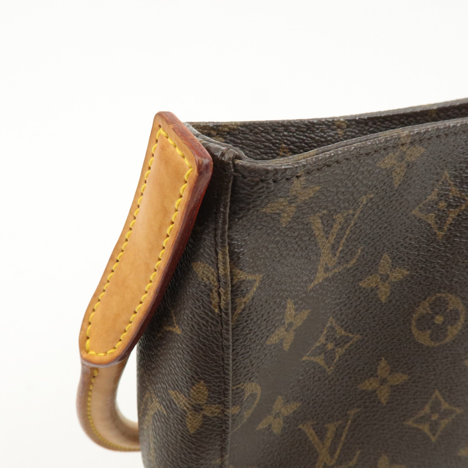 Louis Vuitton Monogram Looping MM Shoulder Bag Brown M51146