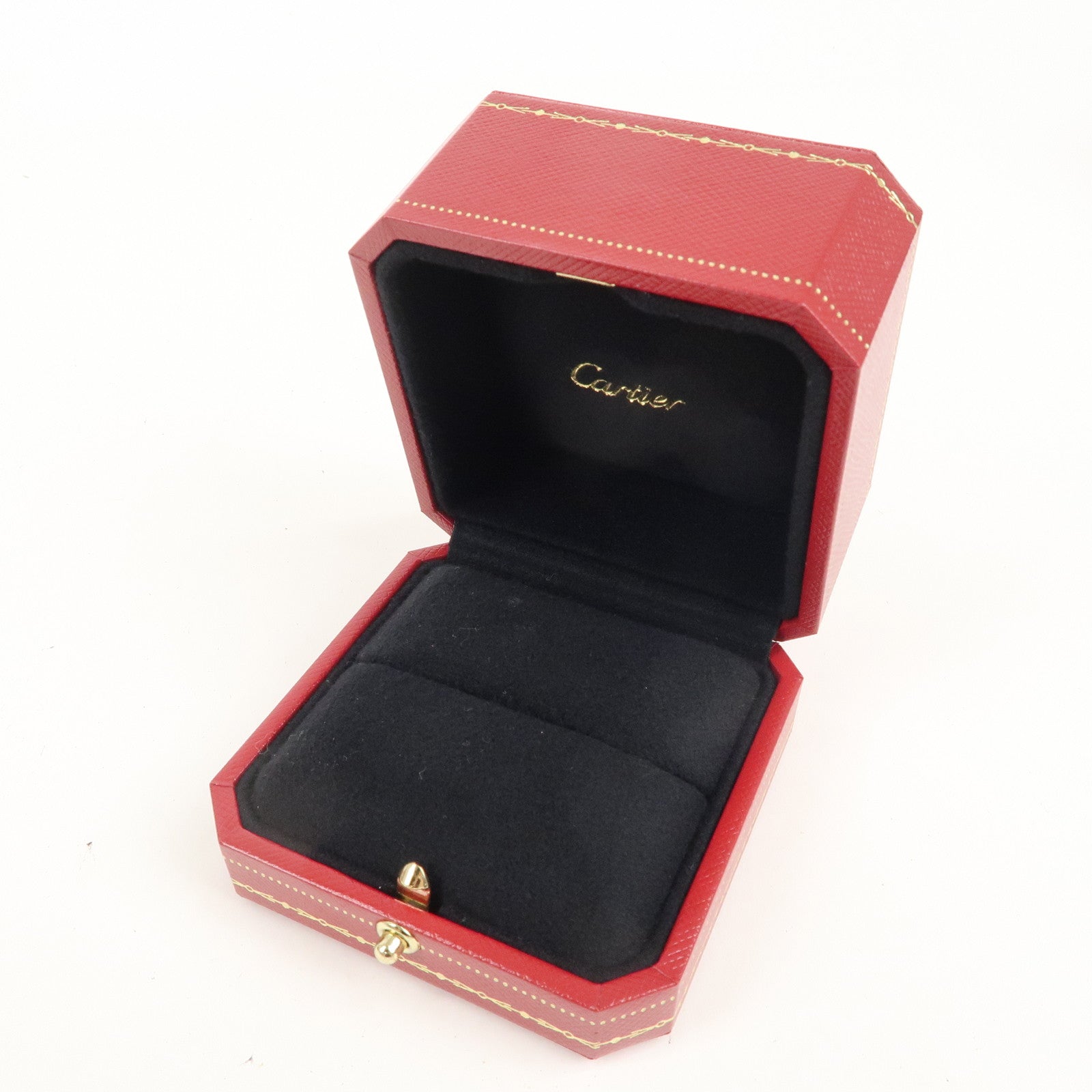 Cartier Set of 10 Ring Box Display Box Jewelry Box For Ring Red