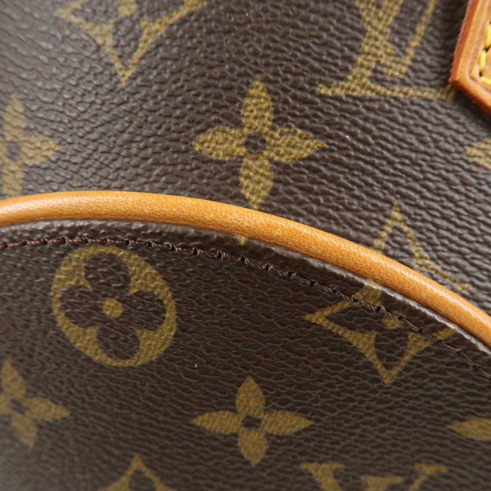 Louis Vuitton Monogram Ellipse MM Hand Bag Brown M51126 Used