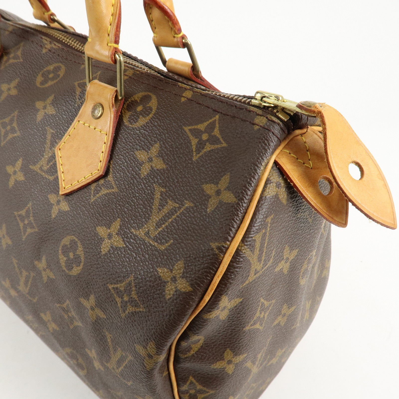 Louis Vuitton Monogram Speedy 30 Hand Bag Boston Bag M41526 Used