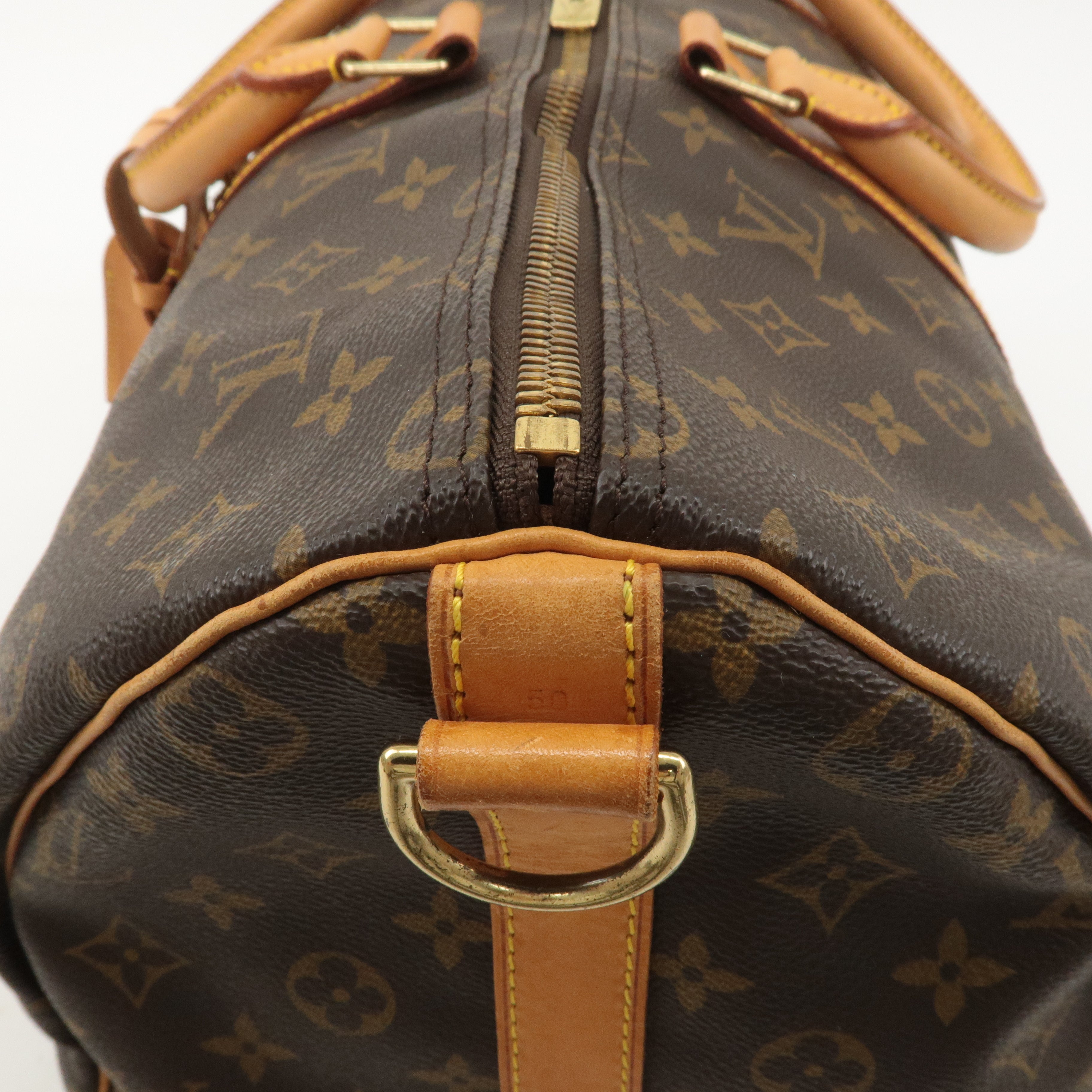 Louis Vuitton Monogram Keep All Bandoulier 50 Boston Bag M41416