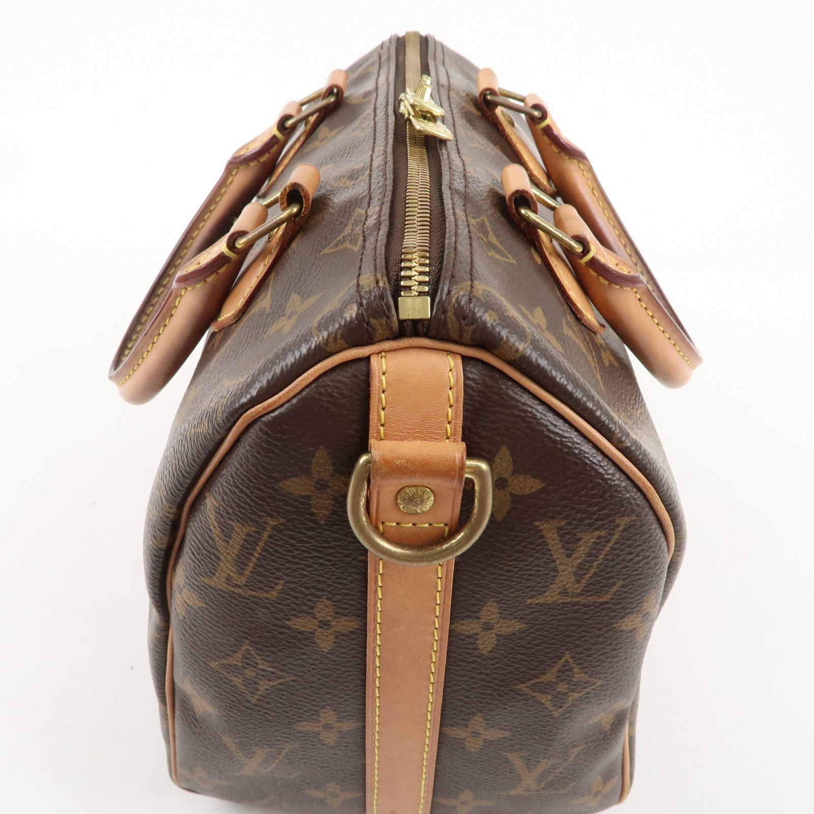 Louis Vuitton Monogram Speedy Bandouliere 25 Brown M41113