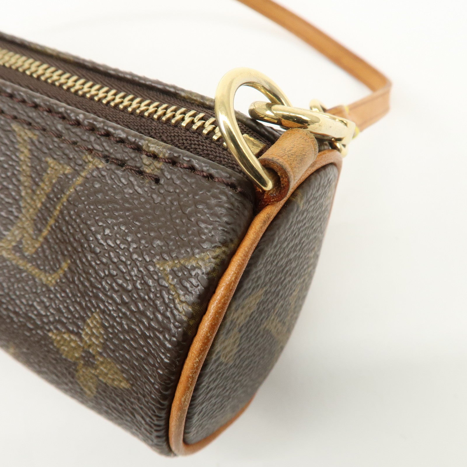 Louis Vuitton Monogram Mini Pouch for Papillon Bag Brown Used