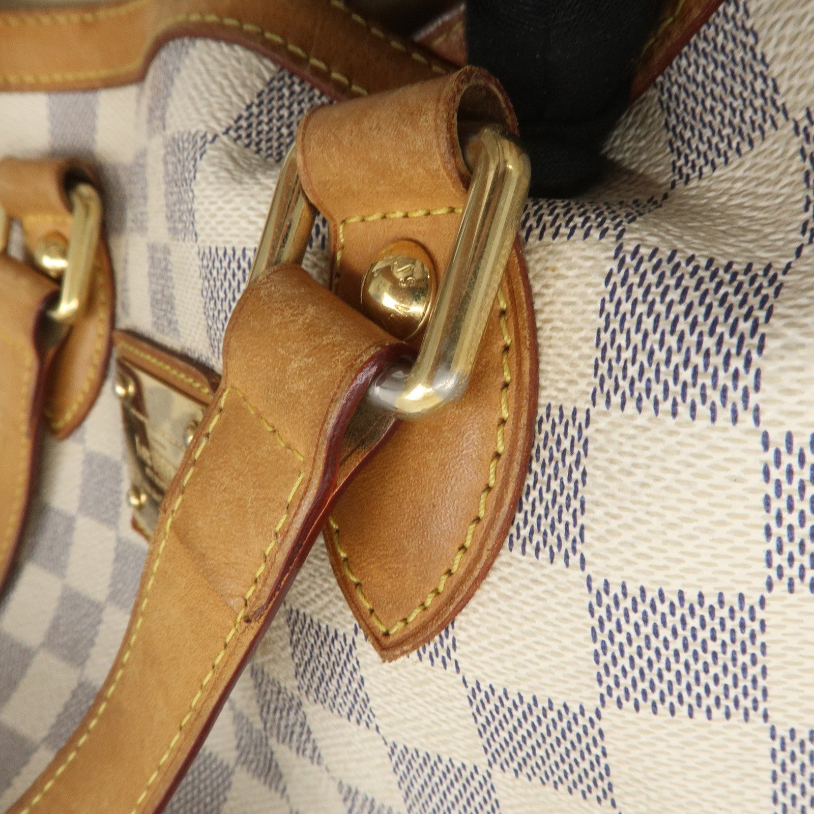 Louis Vuitton Damier Azur Hampstead PM Hand Bag N51207