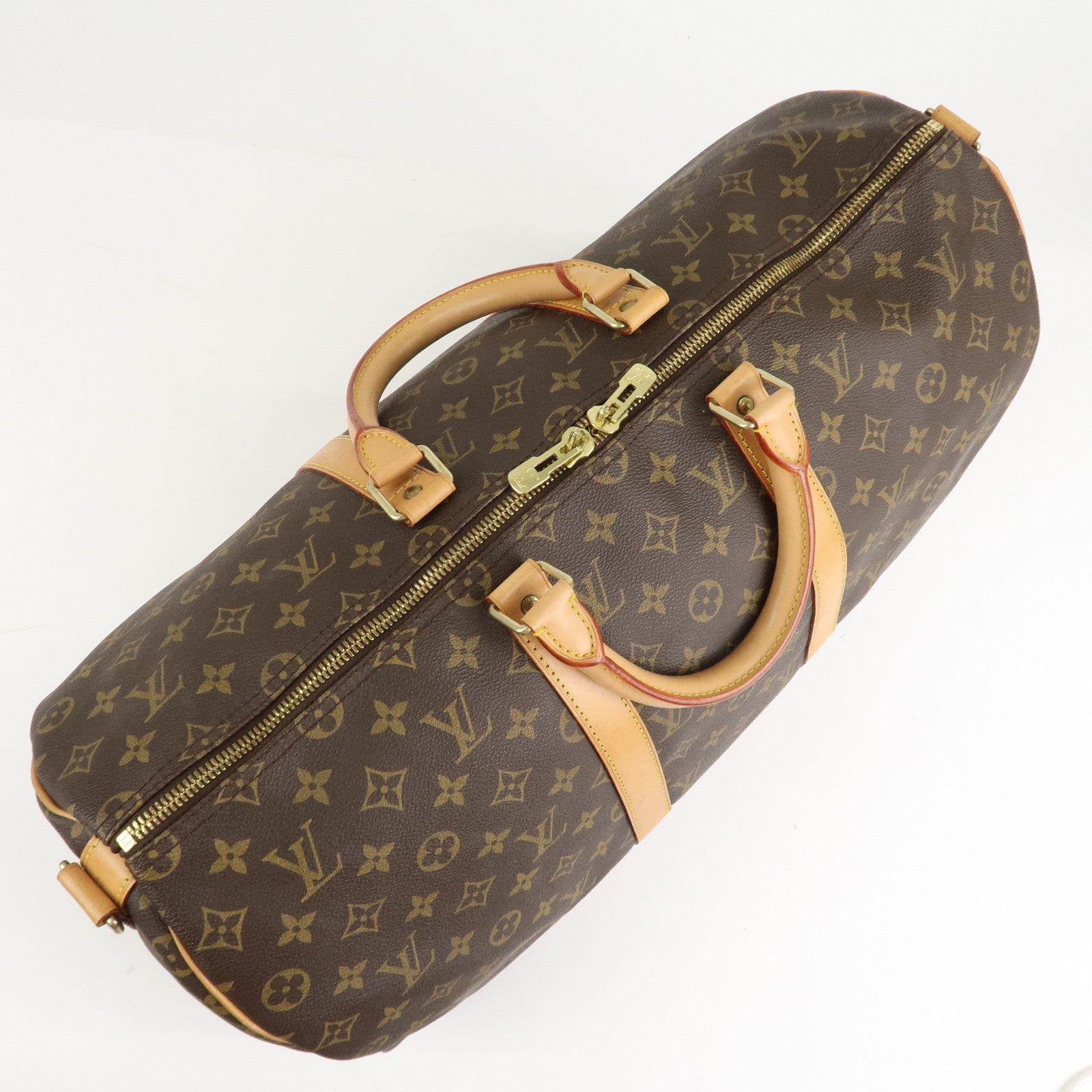 Louis Vuitton Monogram Keep All Bandouliere 50 Boston Bag M41416 Used