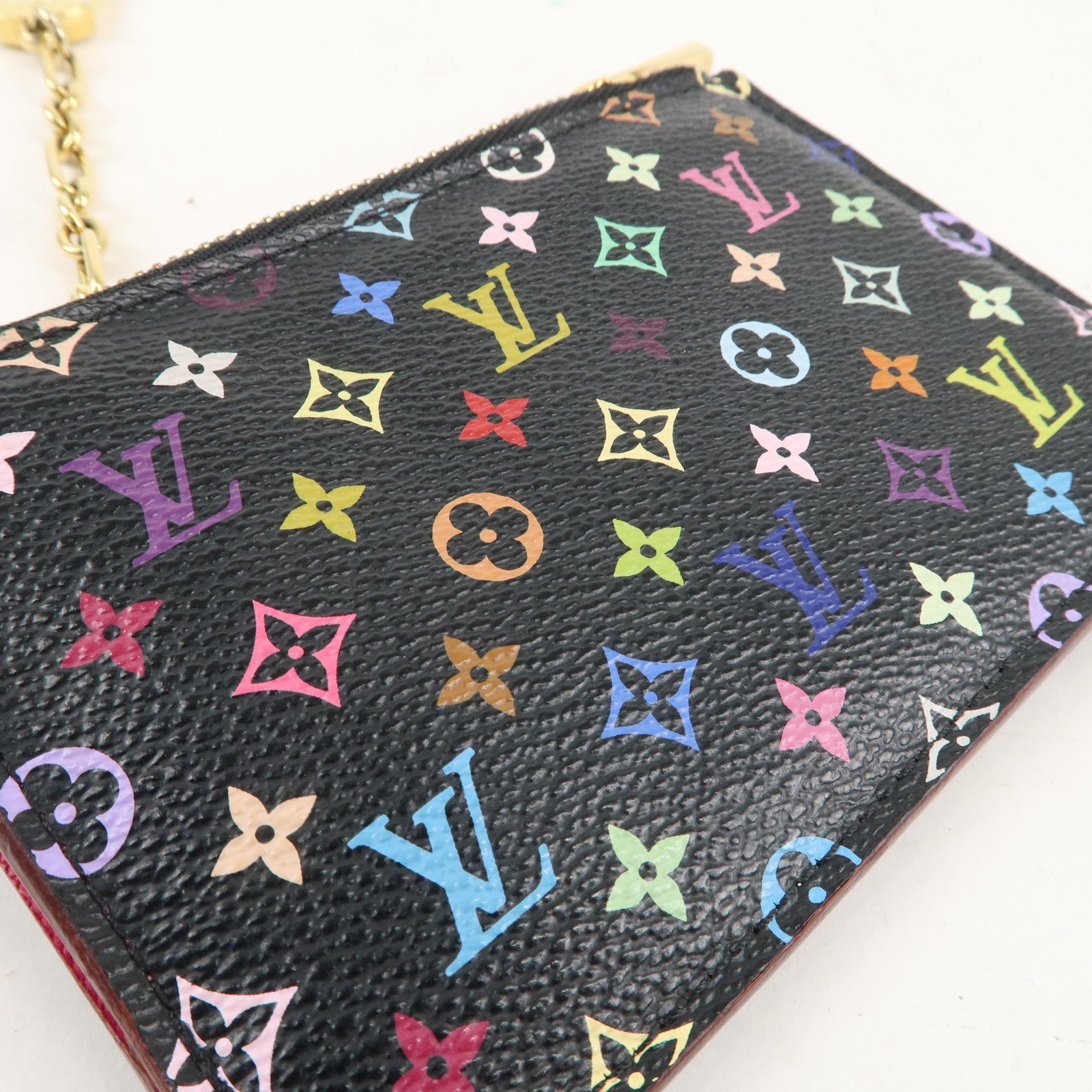 Louis Vuitton Monogram Multi Color Pochette Cles Coin Case M93735