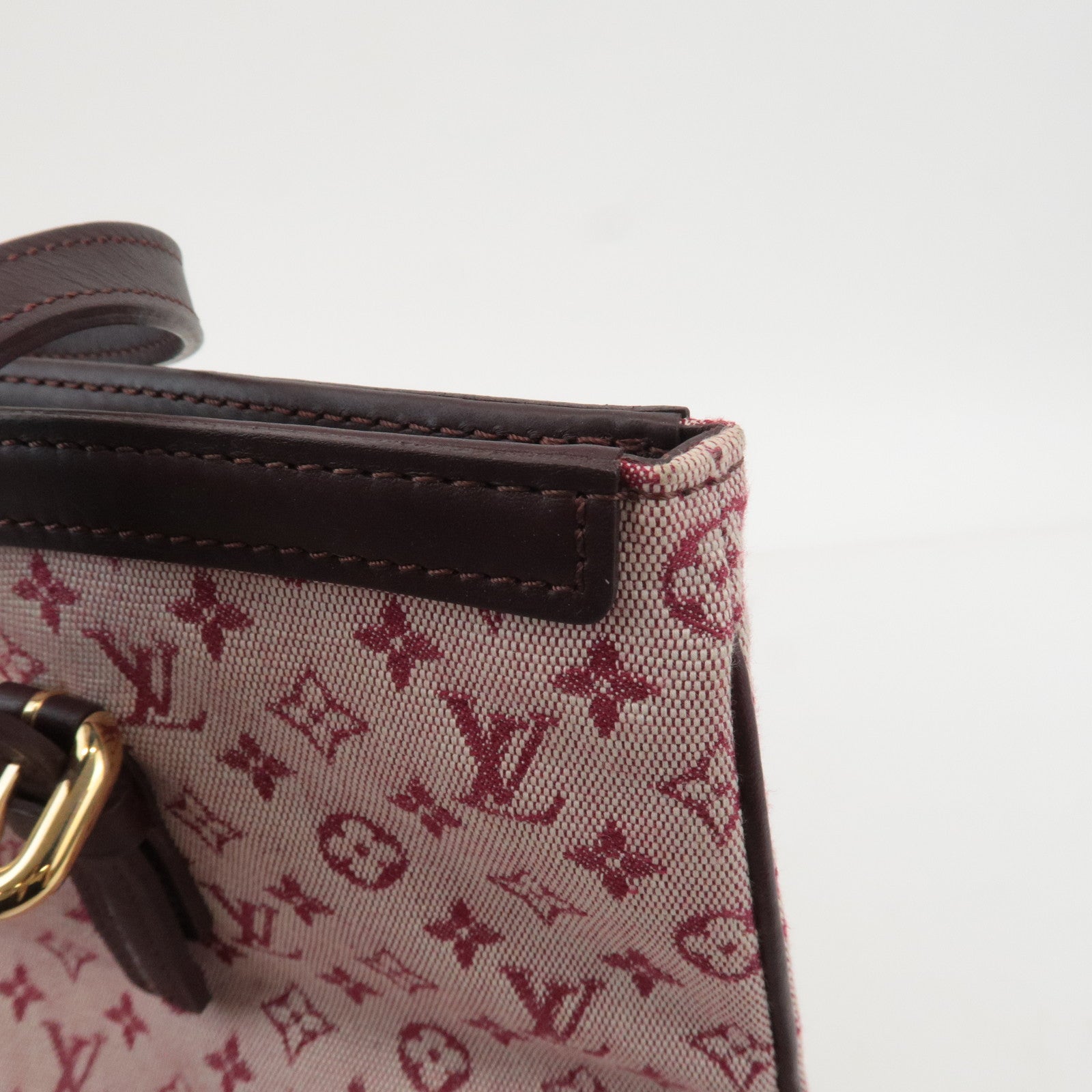 Louis Vuitton Monogram Mini Francoise 2Way Hand Bag Cerise M92210