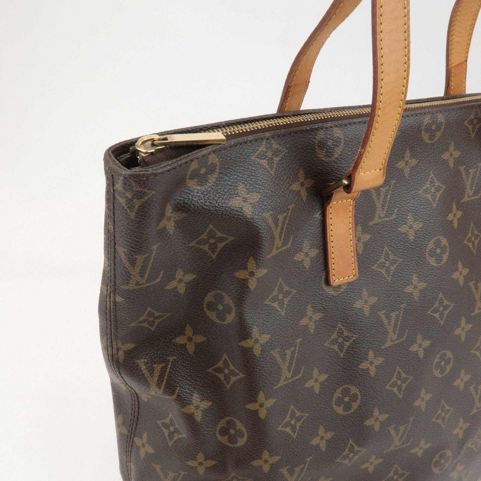 Louis Vuitton Monogram Cabas Mezzo Tote Bag M51151 Used