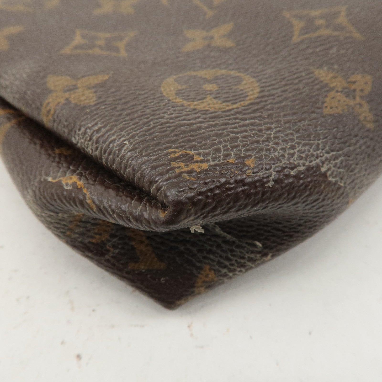 LOUIS VUITTON Monogram Pallas Clutch 2Way Shoulder Bag Noir M41639