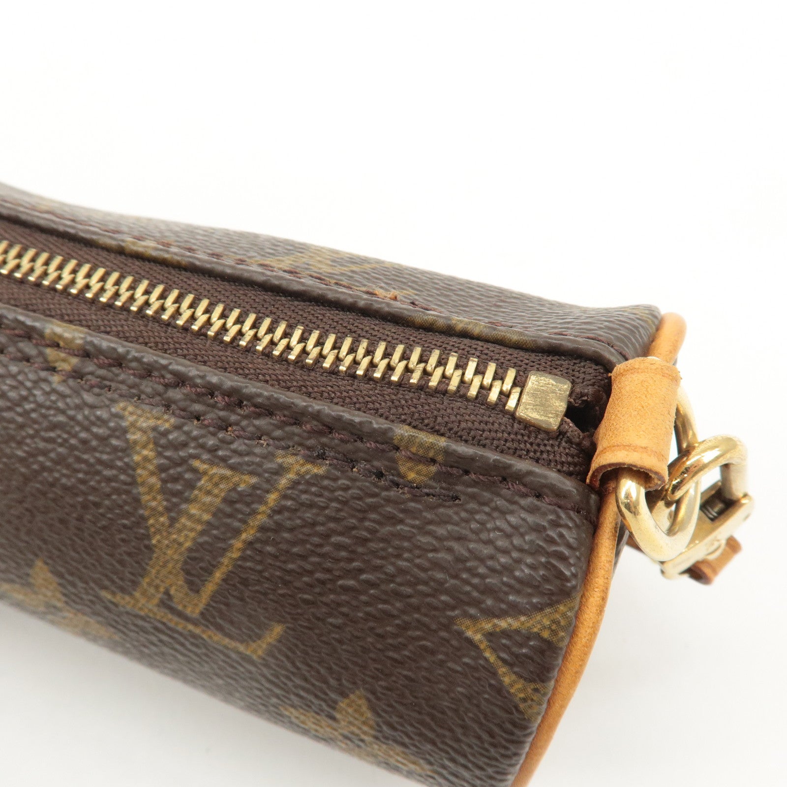 Louis Vuitton Monogram Mini Pouch for Papillon Bag Brown Used