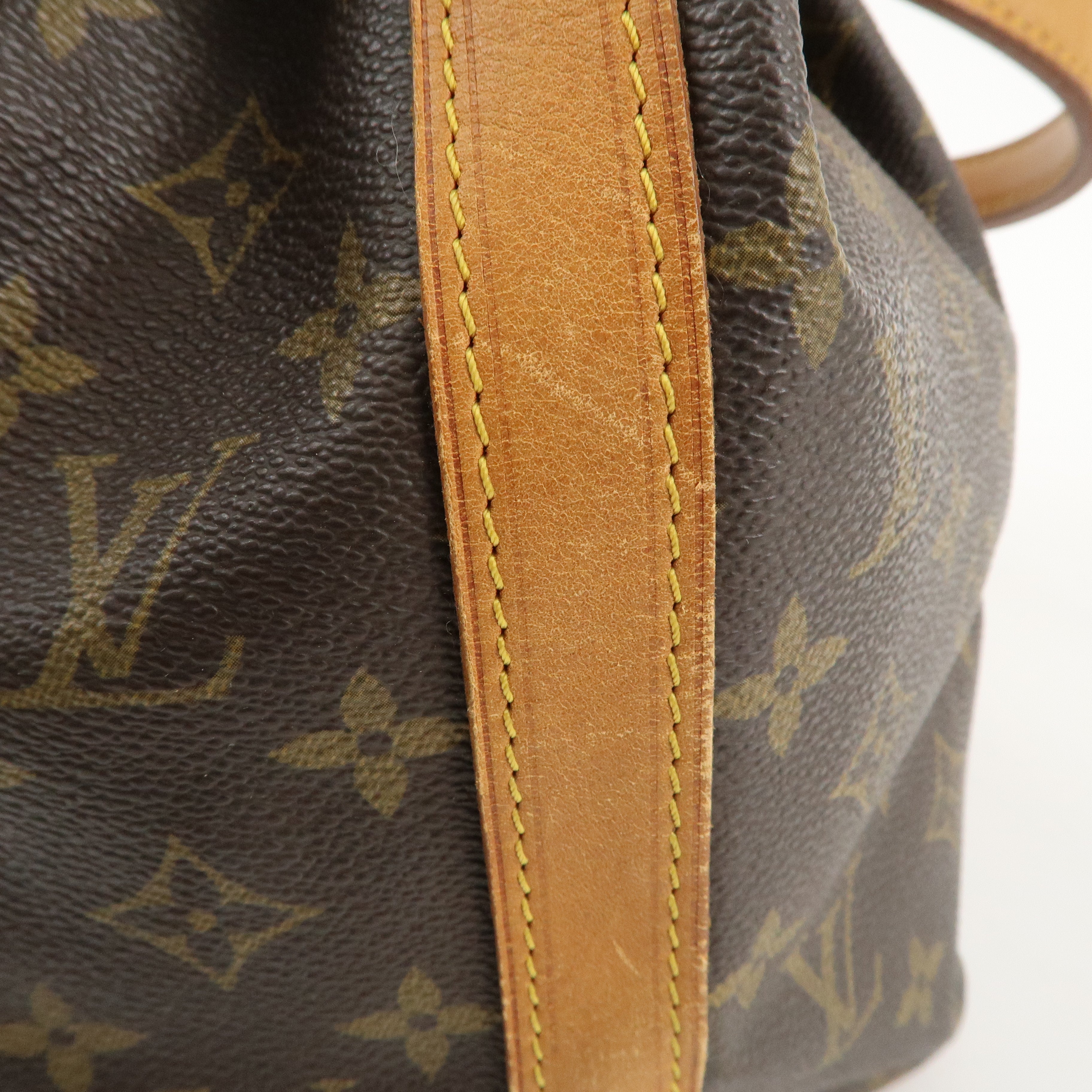 Louis Vuitton Monogram Petit Noe Shoulder Bag Brown M42226