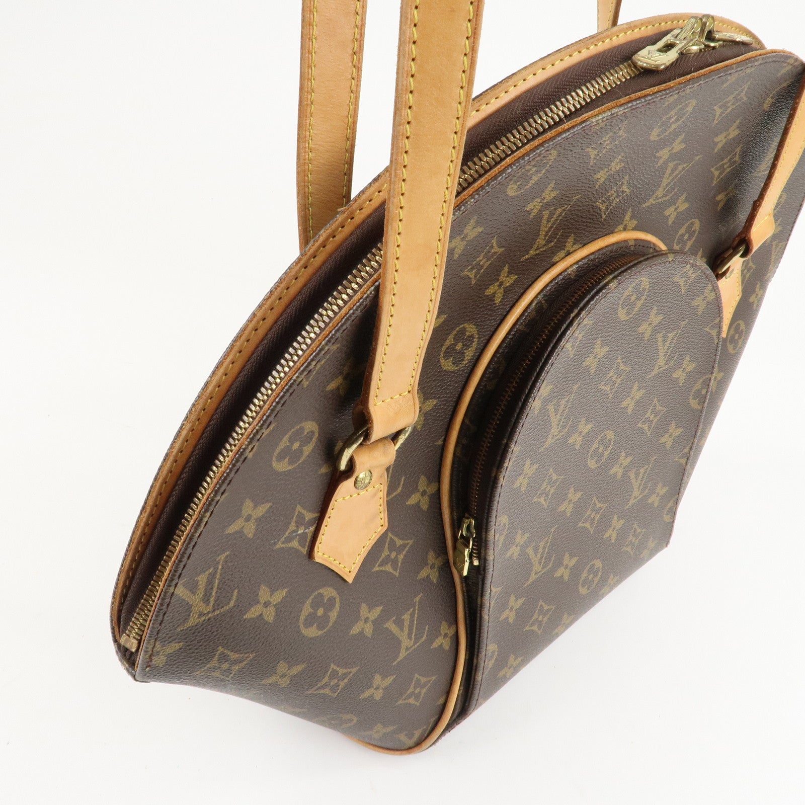 Louis Vuitton Monogram Ellipse Shopping Shoulder Bag Brown M51128