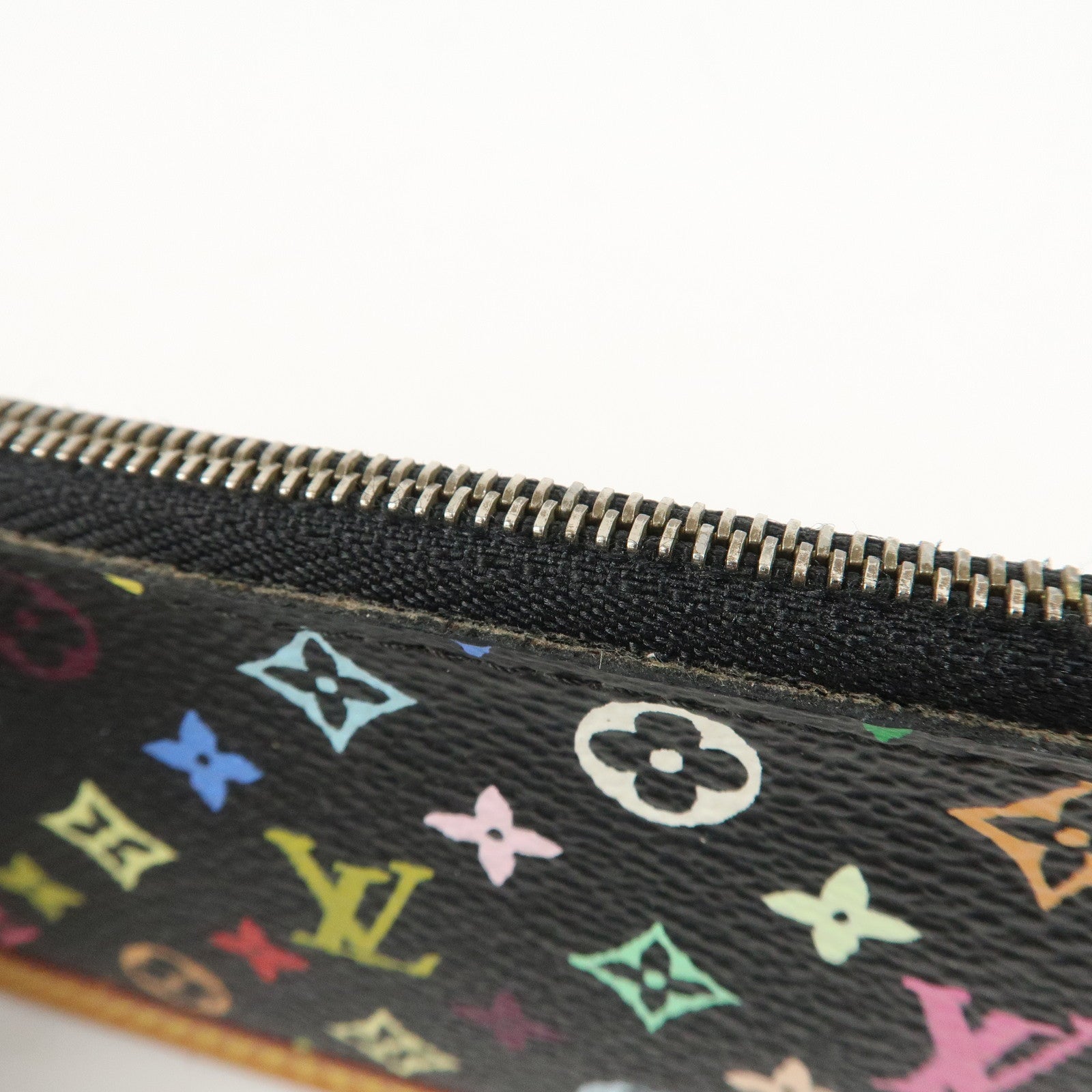 Louis Vuitton Monogram Multi Color Pochette Cles Noir M92654 Used