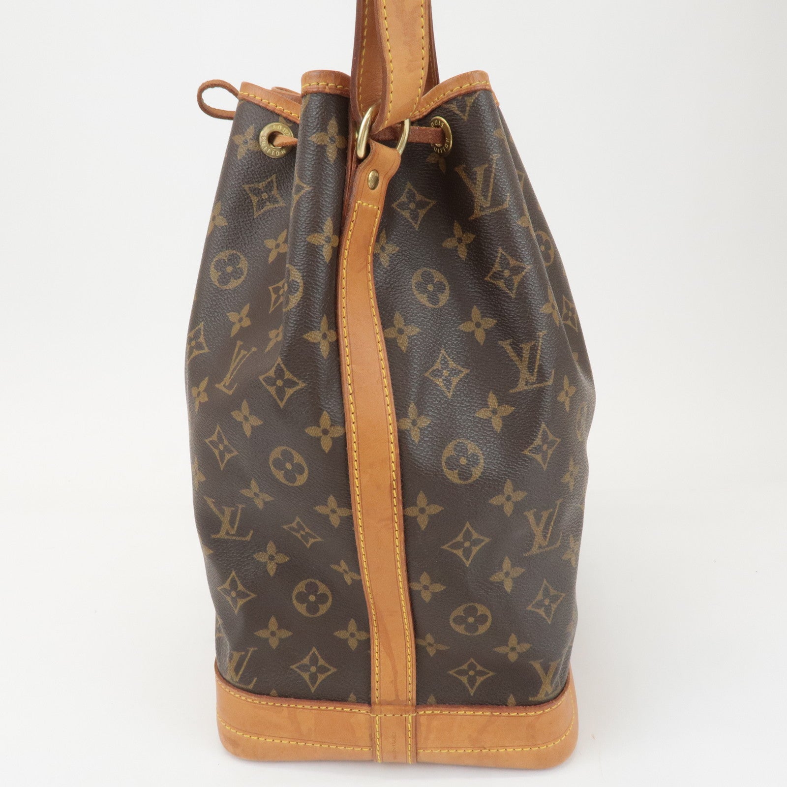 Louis Vuitton Monogram Noe Shoulder Bag Hand Bag Brown M42224 Used