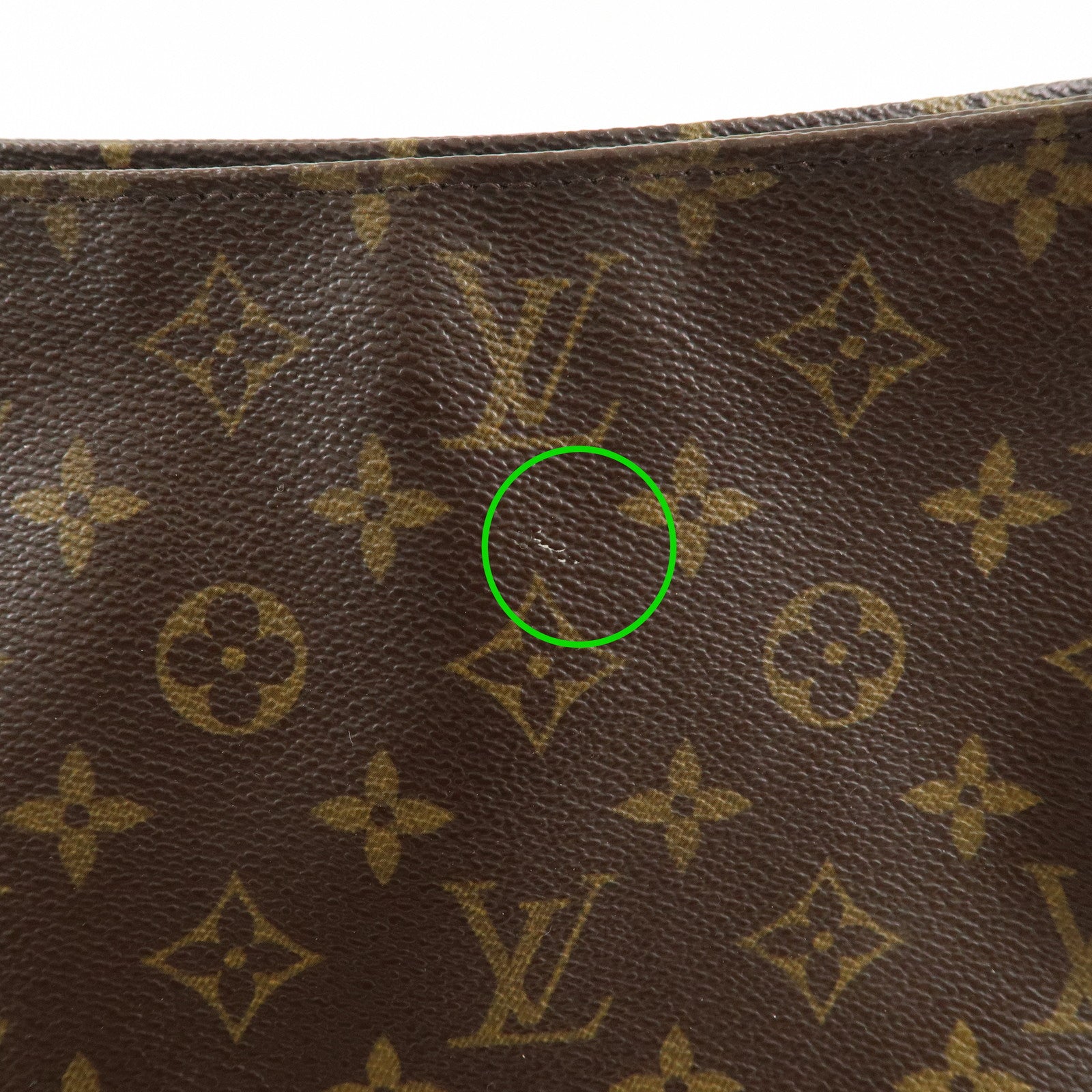 Louis Vuitton Monogram Looping GM Shoulder Bag Brown M51145