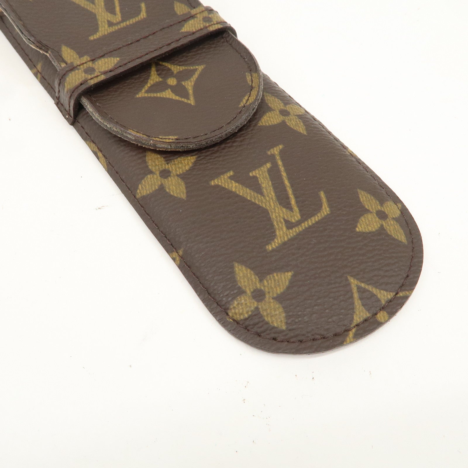 Louis Vuitton Monogram Set of 2 etui stylo Pen Case Brown M62990